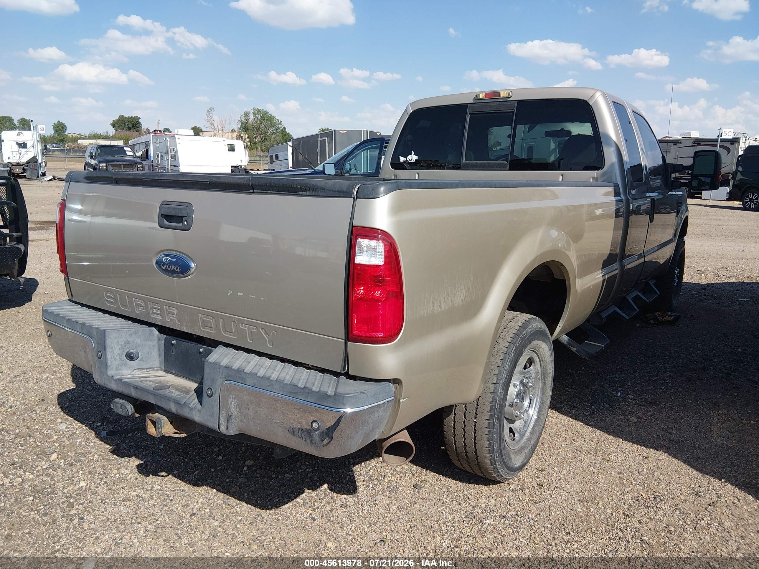 2008 Ford Super Duty F-250 Srw   Gold vin: 1FTSX21R28EB16232