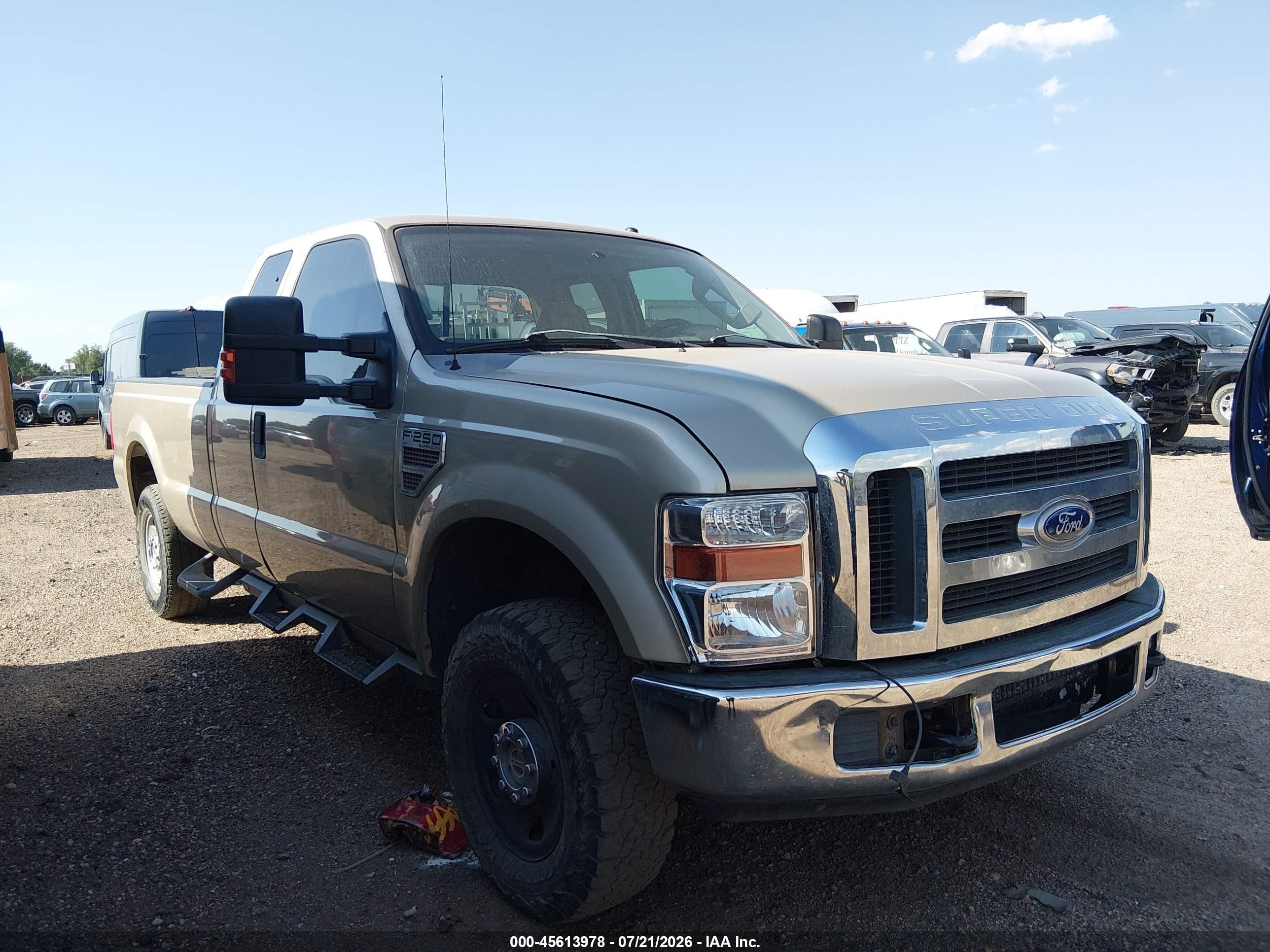 2008 Ford Super Duty F-250 Srw   Gold vin: 1FTSX21R28EB16232
