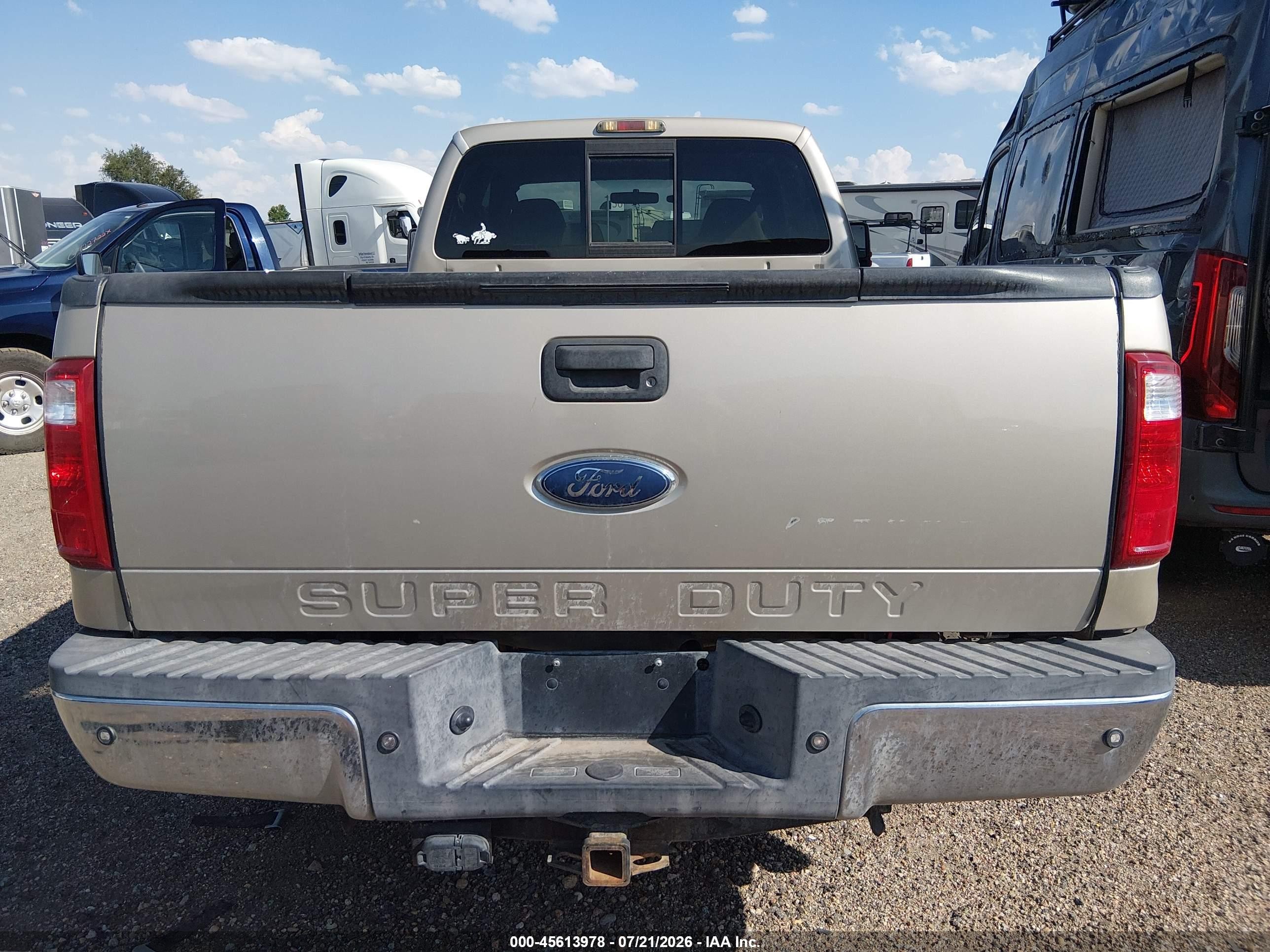 2008 Ford Super Duty F-250 Srw   Gold vin: 1FTSX21R28EB16232