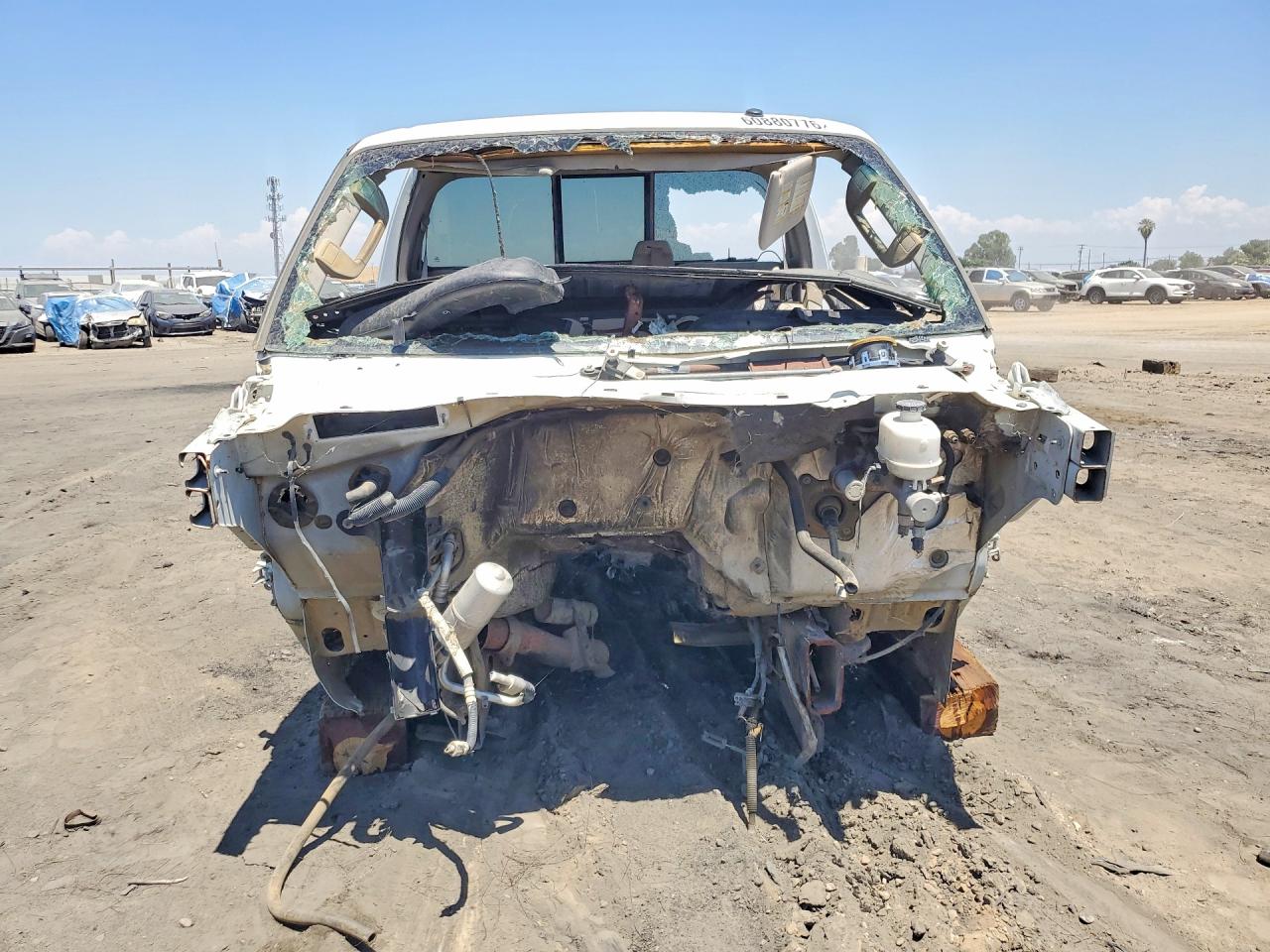 2008 Ford F250 Super Duty White vin: 1FTSX21R38EA72063