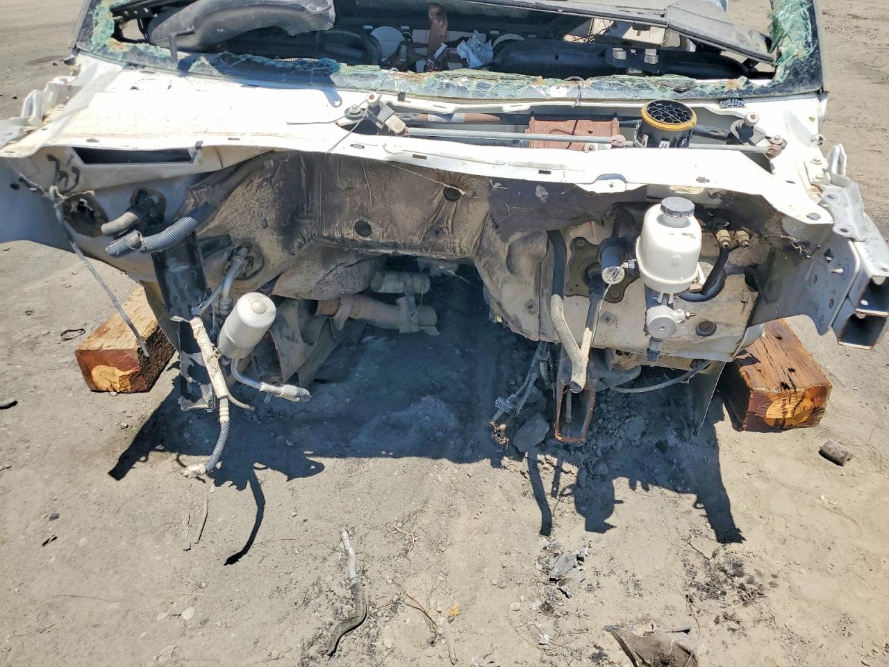 2008 Ford F250 Super Duty White vin: 1FTSX21R38EA72063