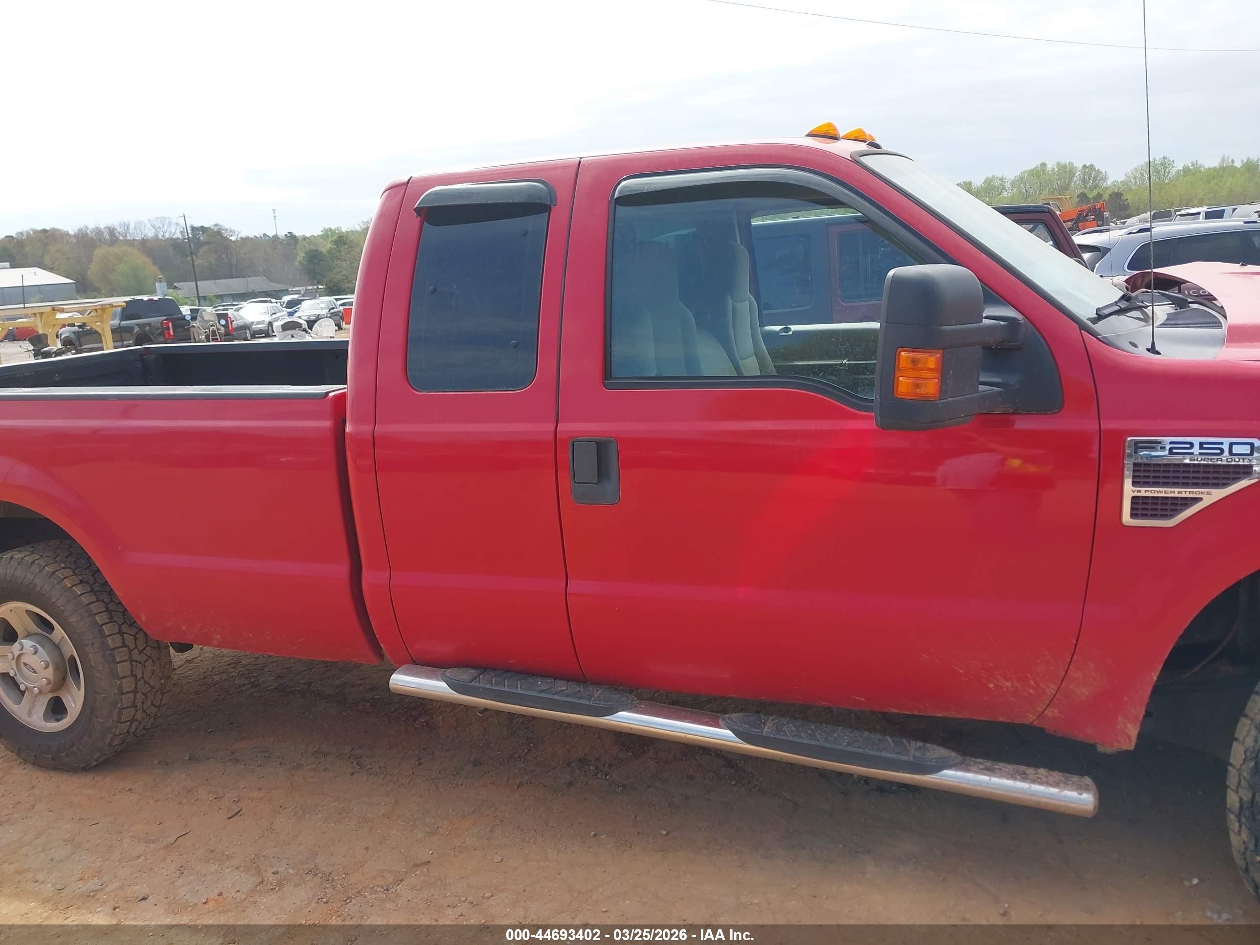 2008 Ford F-250 Fx4/lariat/xl/xlt Red vin: 1FTSX21R48EB62306