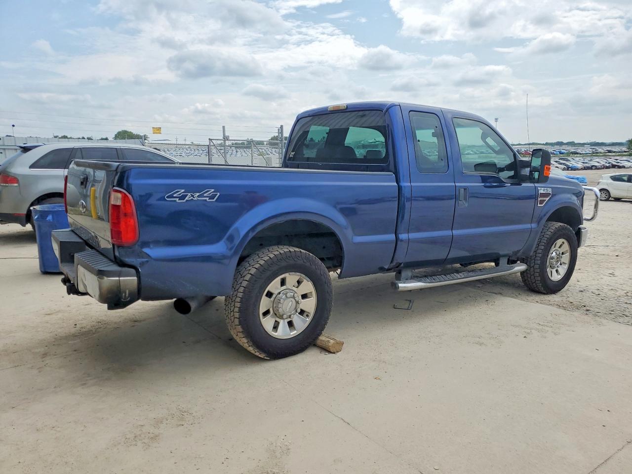 2008 Ford F250 Super Duty Blue vin: 1FTSX21R68EB89376