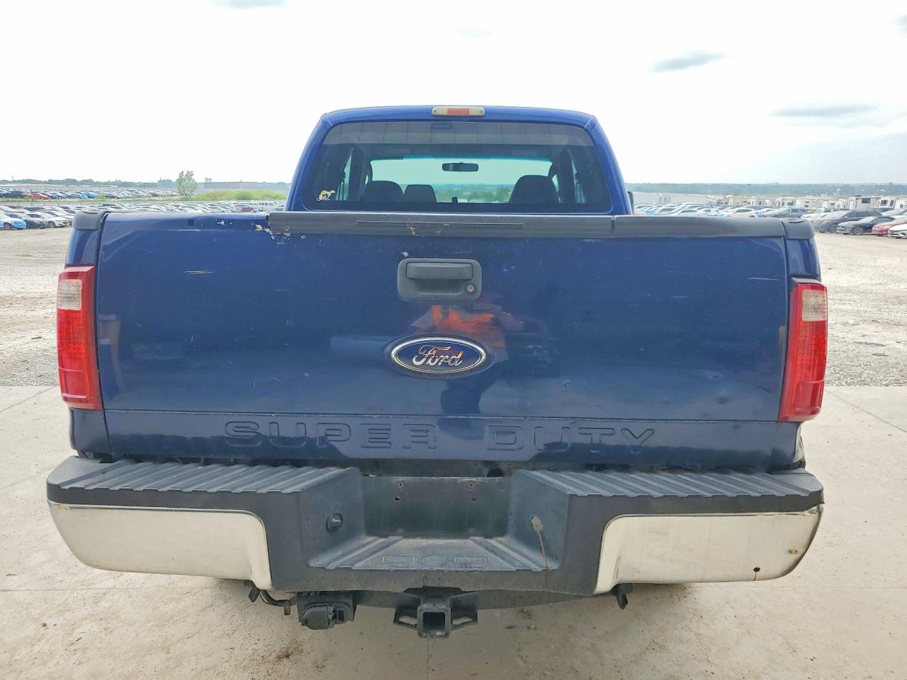 2008 Ford F250 Super Duty Blue vin: 1FTSX21R68EB89376