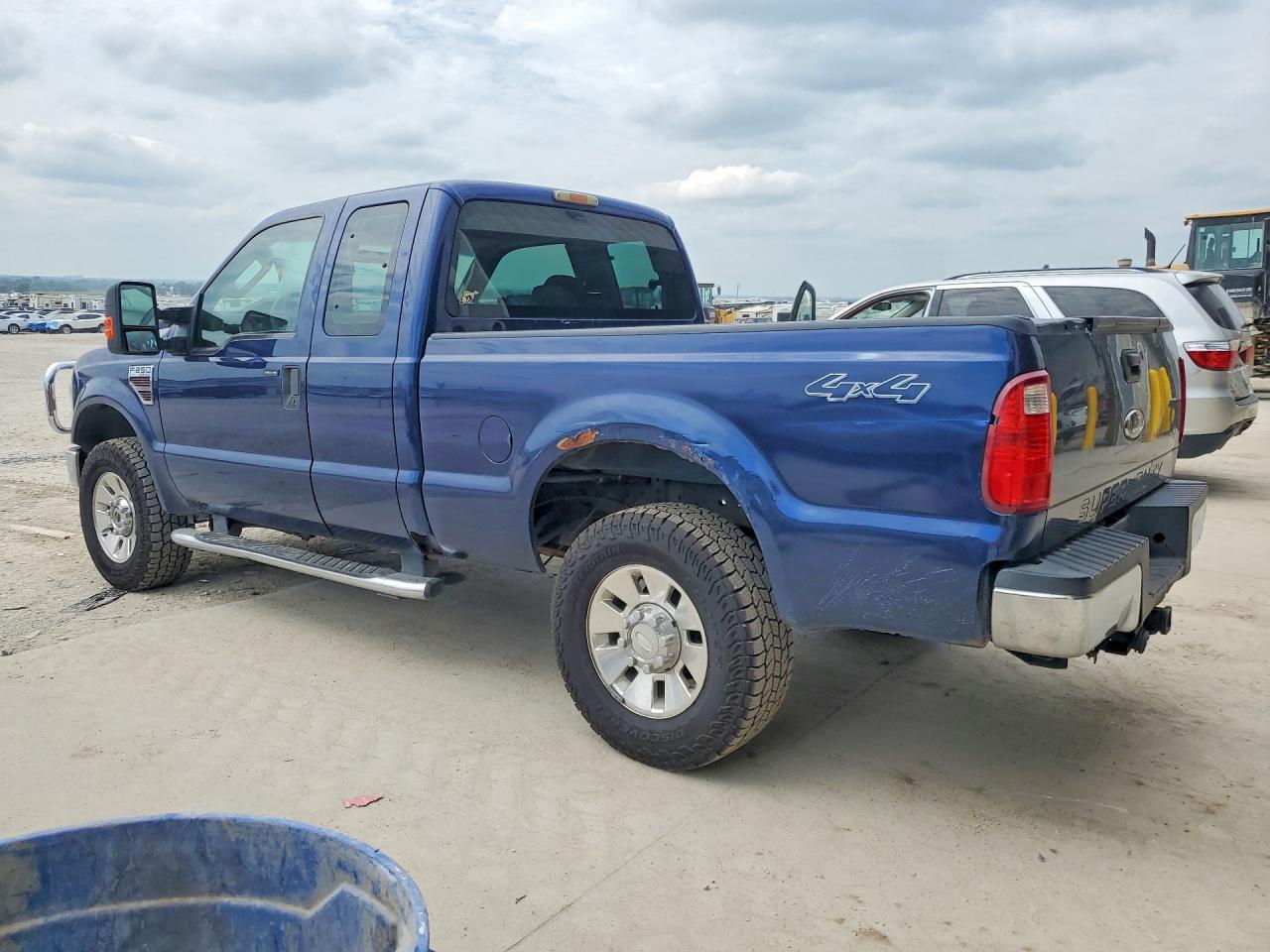 2008 Ford F250 Super Duty Blue vin: 1FTSX21R68EB89376