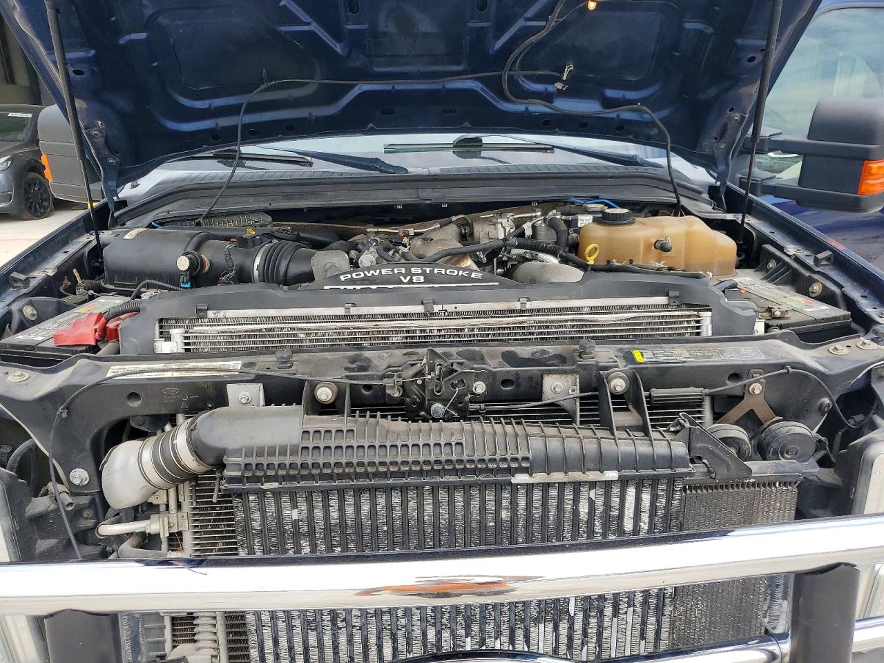 2008 Ford F250 Super Duty Blue vin: 1FTSX21R68EB89376