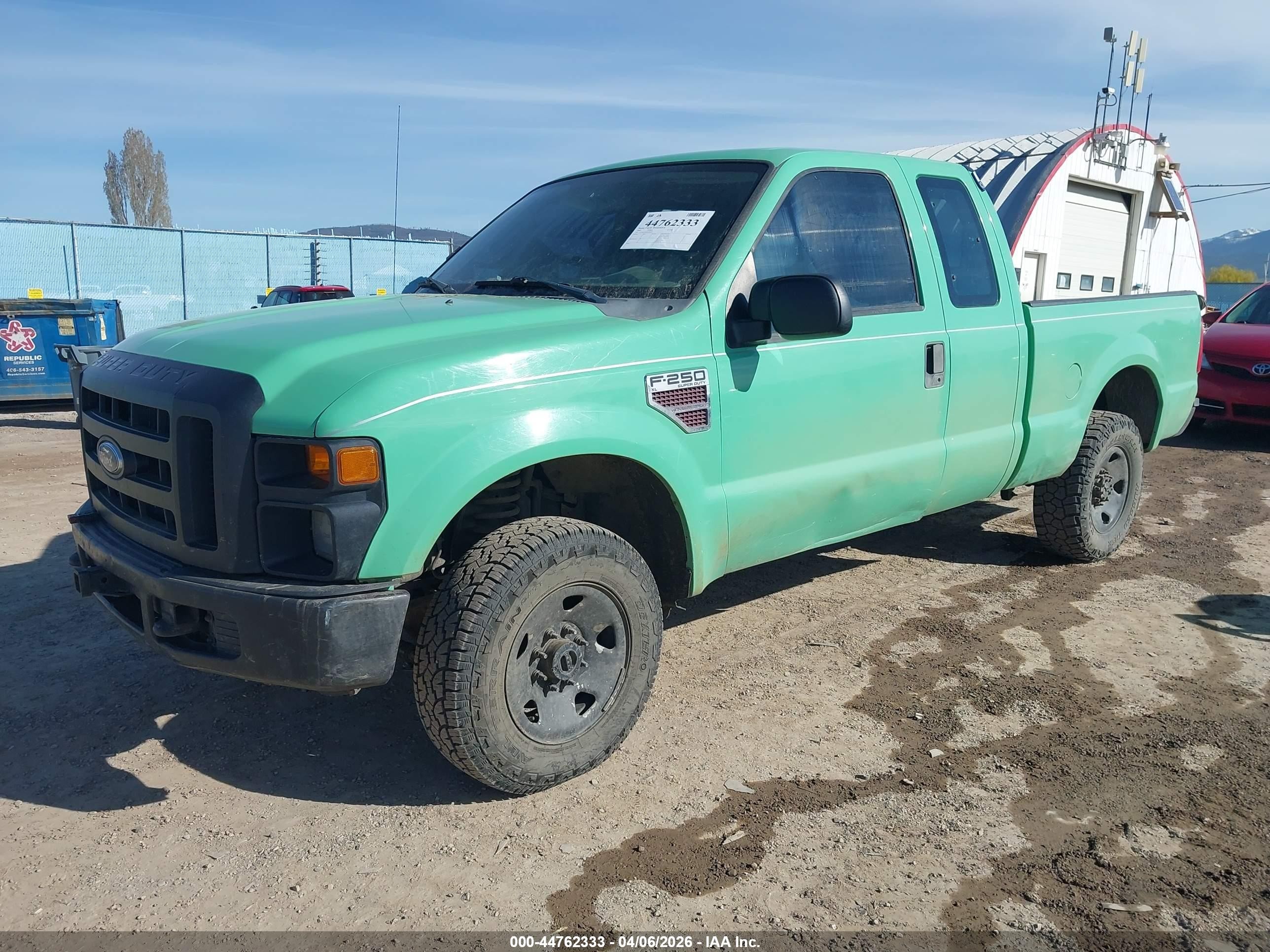 2009 Ford F-250 Fx4/lariat/xl/xlt Green vin: 1FTSX21R79EA89482