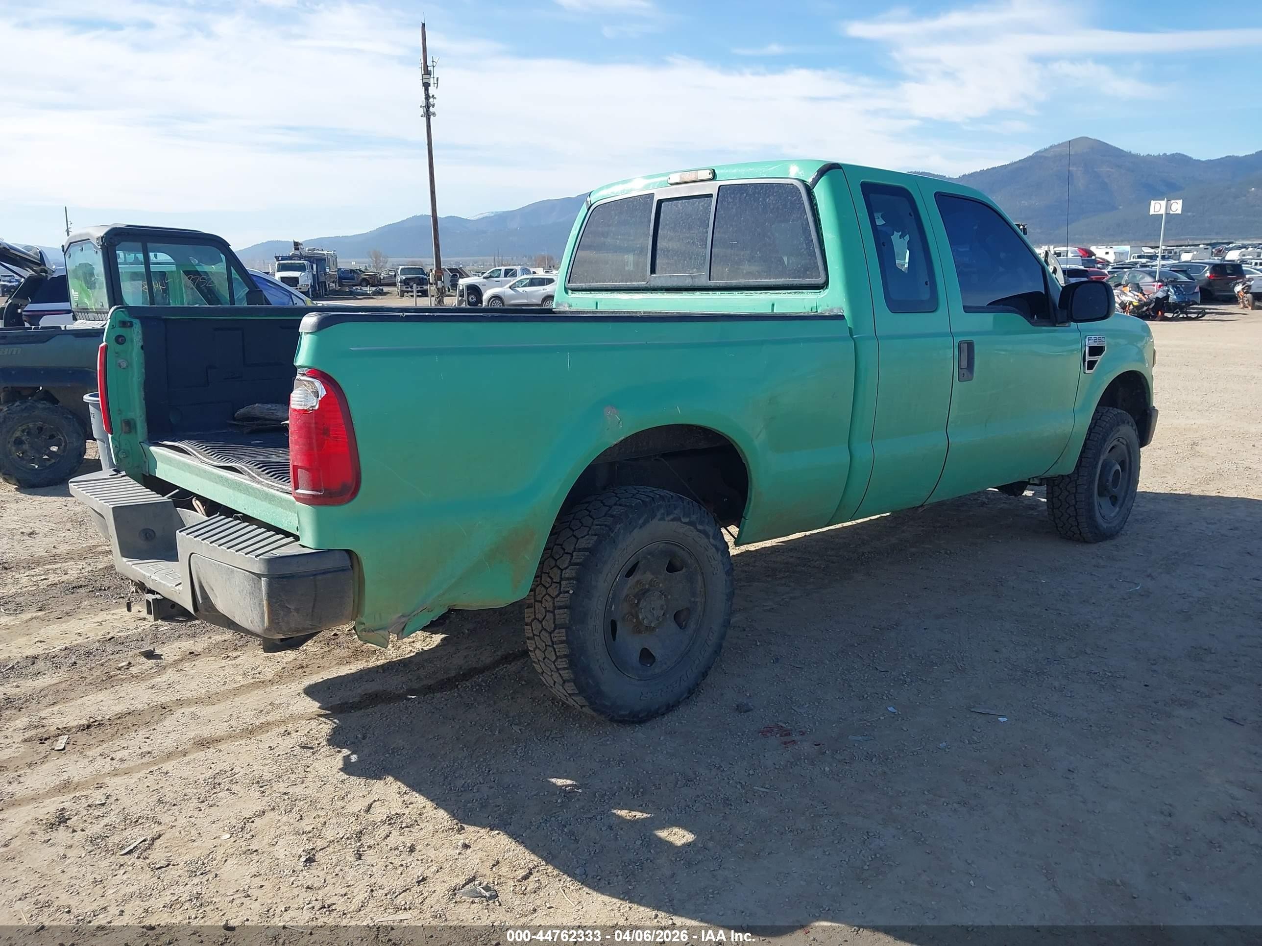 2009 Ford F-250 Fx4/lariat/xl/xlt Green vin: 1FTSX21R79EA89482