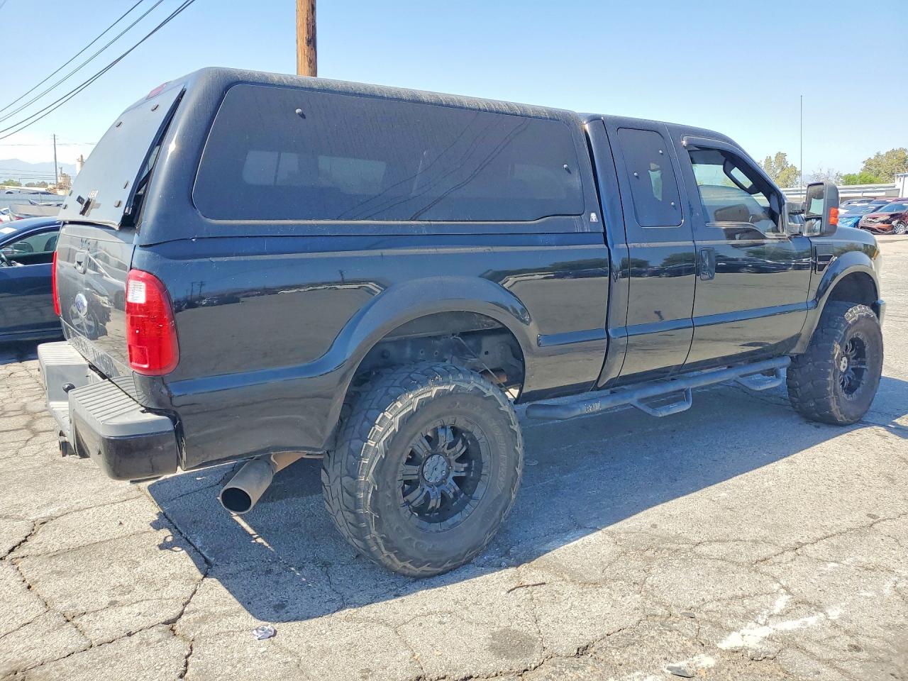 2009 Ford F250 Black vin: 1FTSX21R89EA31476