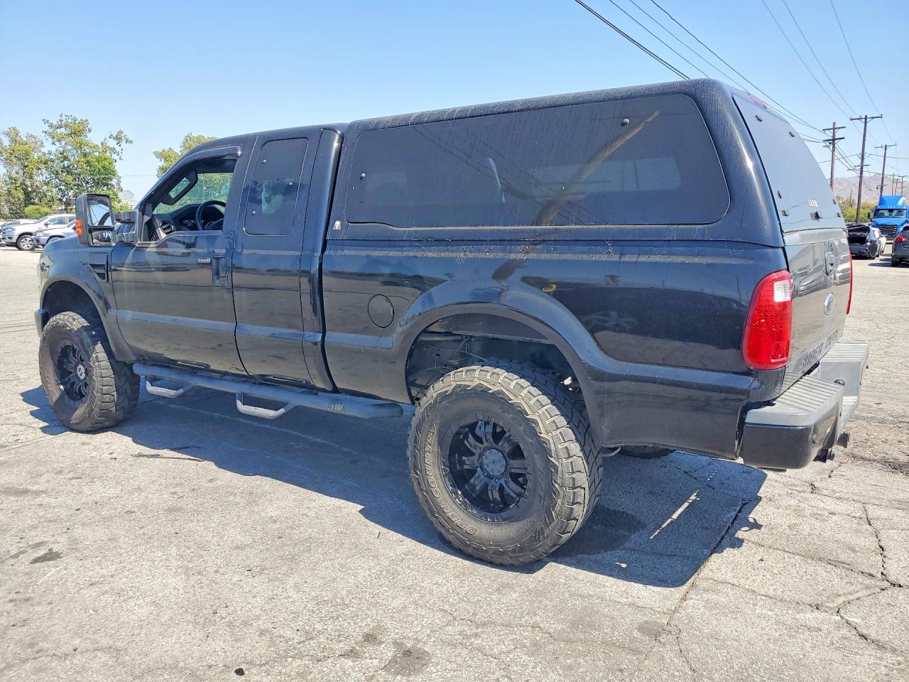 2009 Ford F250 Black vin: 1FTSX21R89EA31476