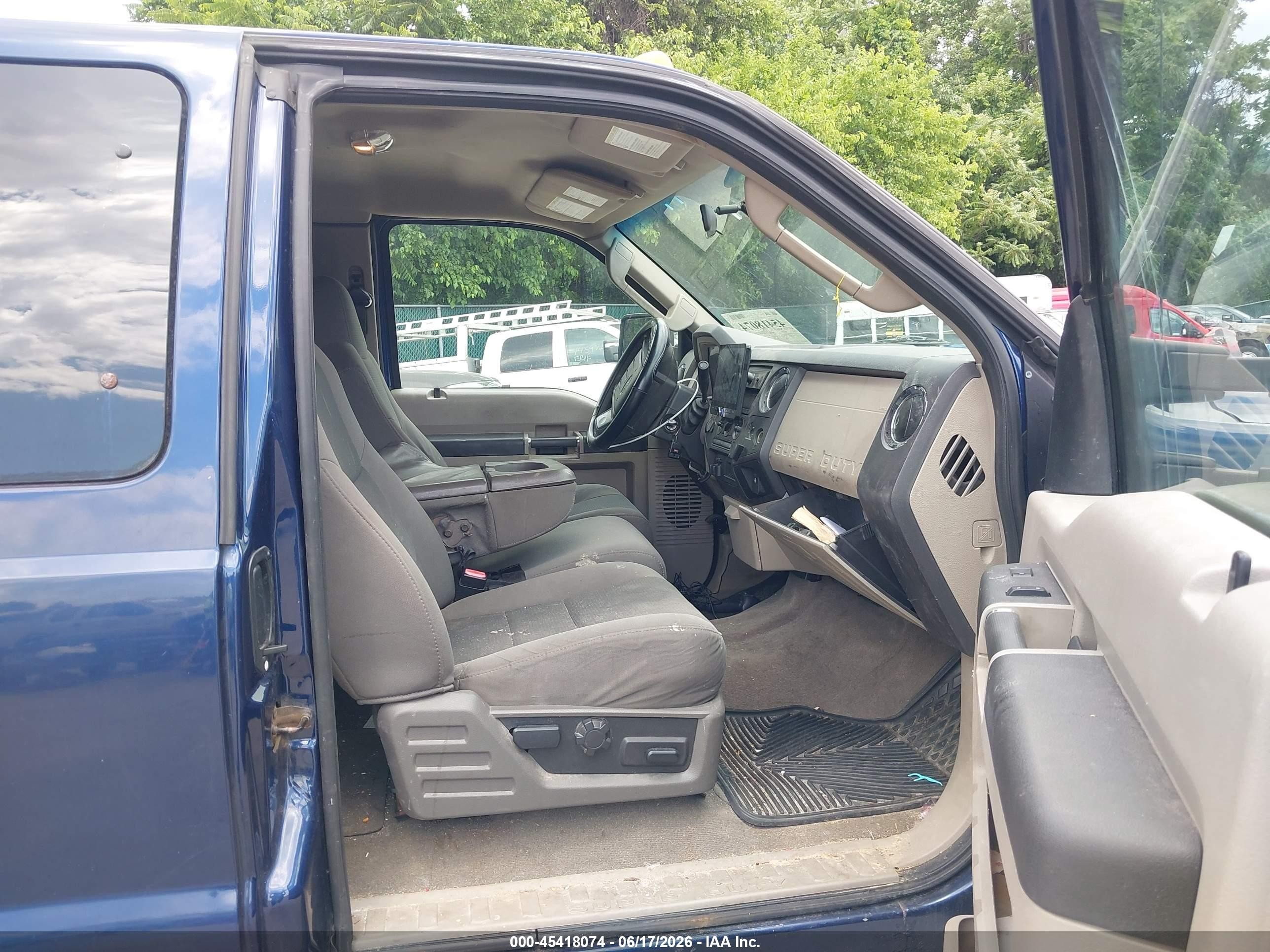 2009 Ford Super Duty F-250 Srw Fx4/lariat/xl/xlt Blue vin: 1FTSX21R99EB08324