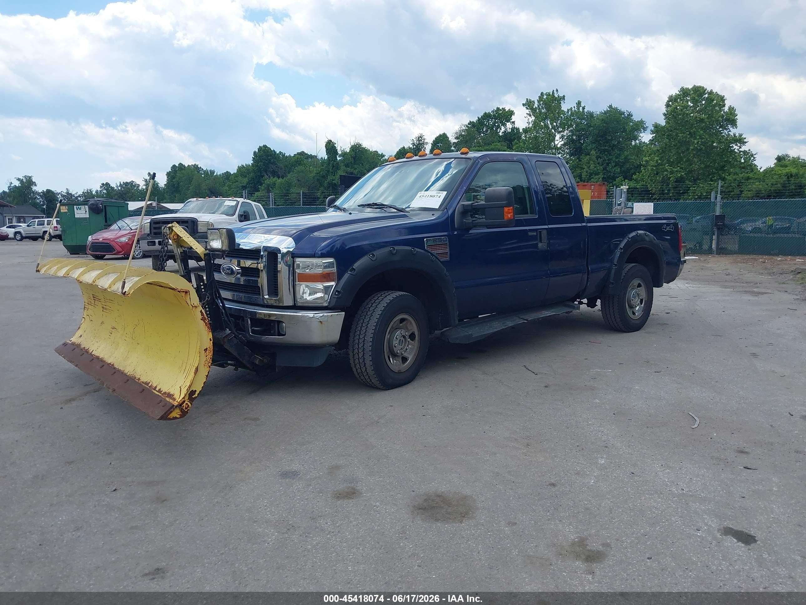 2009 Ford Super Duty F-250 Srw Fx4/lariat/xl/xlt Blue vin: 1FTSX21R99EB08324