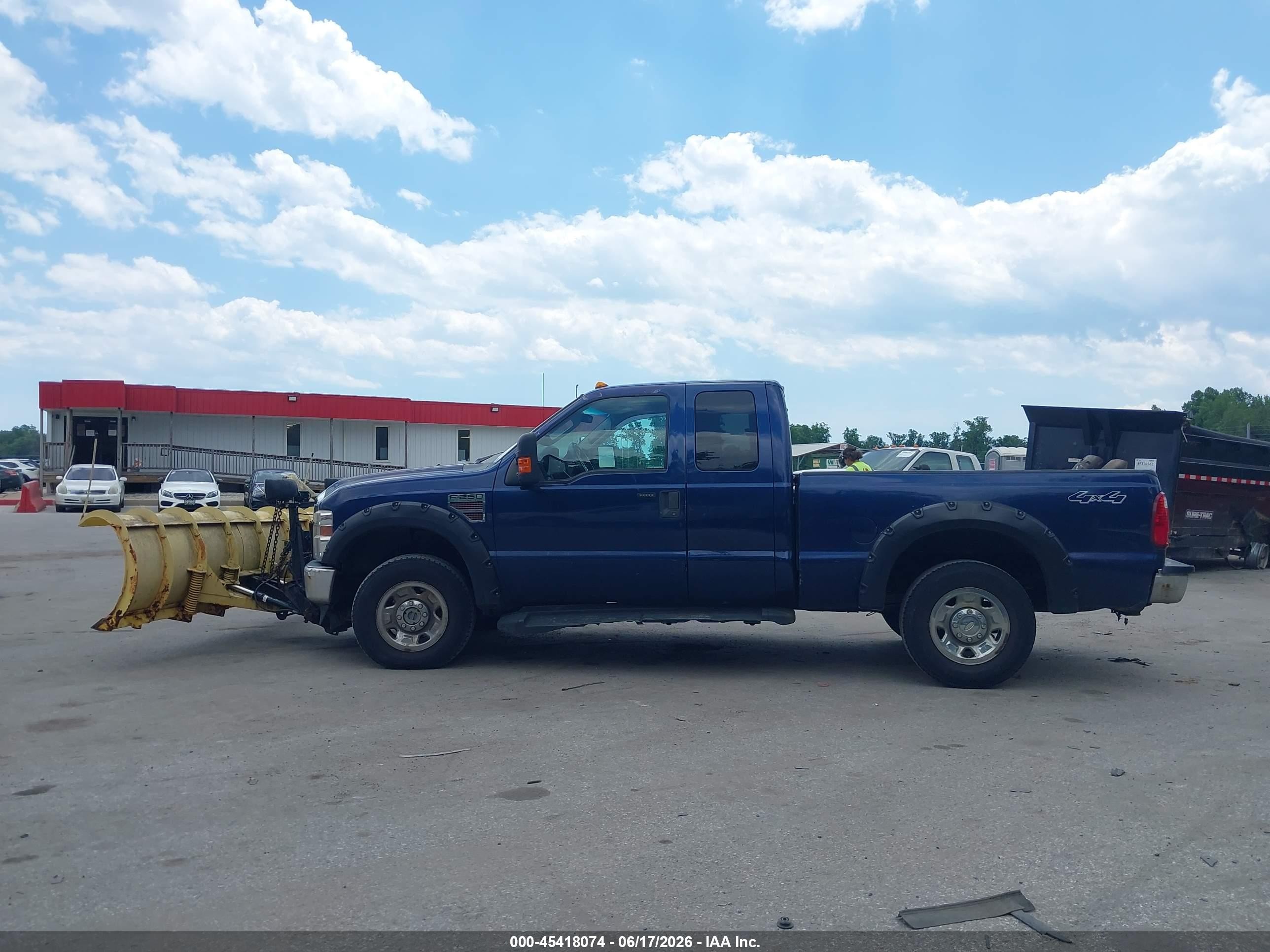 2009 Ford Super Duty F-250 Srw Fx4/lariat/xl/xlt Blue vin: 1FTSX21R99EB08324
