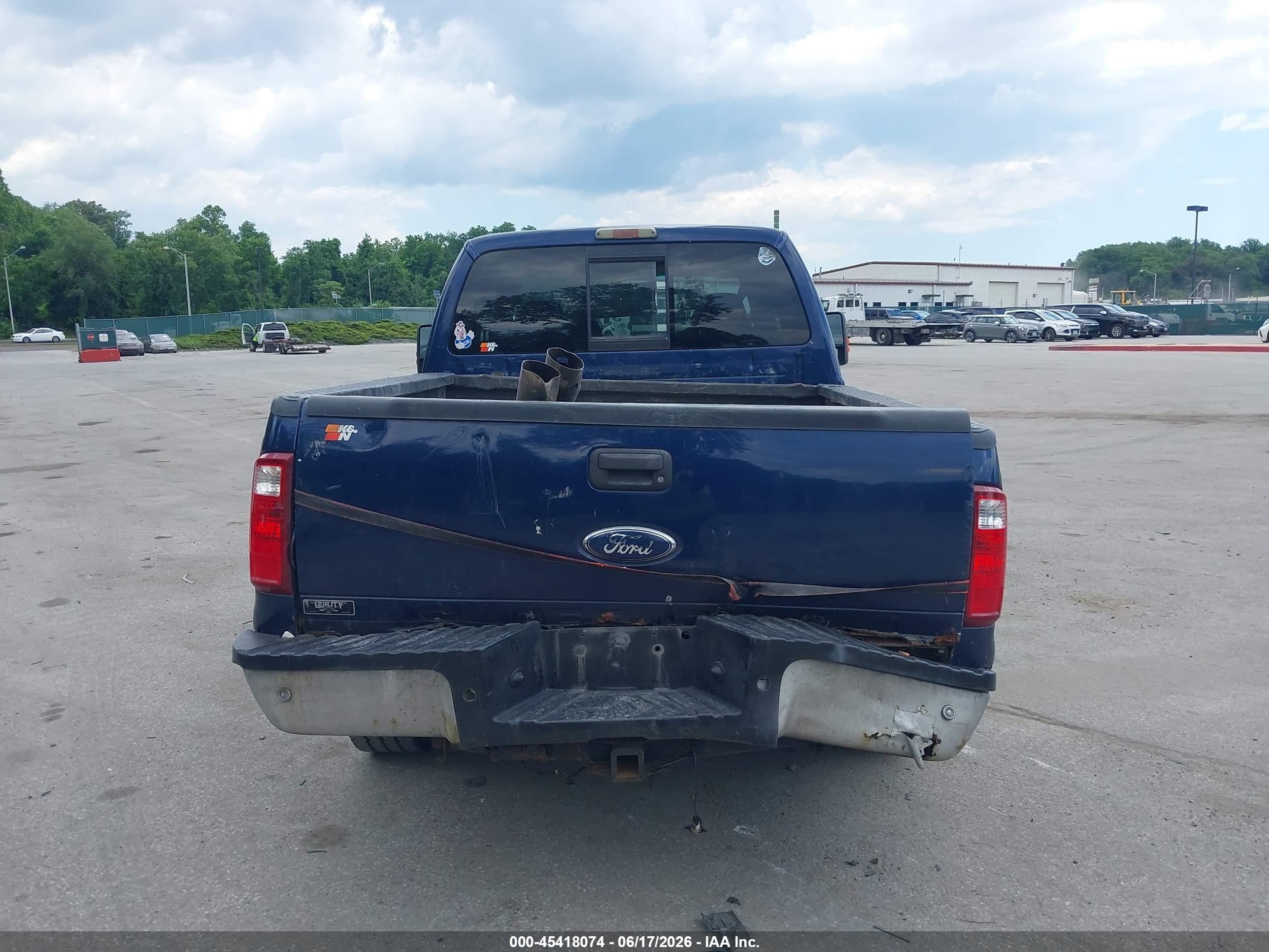 2009 Ford Super Duty F-250 Srw Fx4/lariat/xl/xlt Blue vin: 1FTSX21R99EB08324
