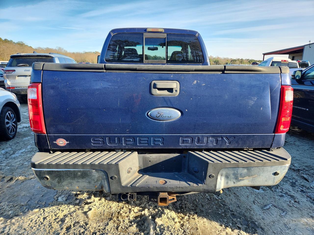 2008 Ford F250 Super Duty Blue vin: 1FTSX21RX8EB22022