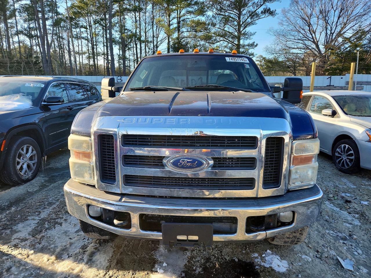 2008 Ford F250 Super Duty Blue vin: 1FTSX21RX8EB22022