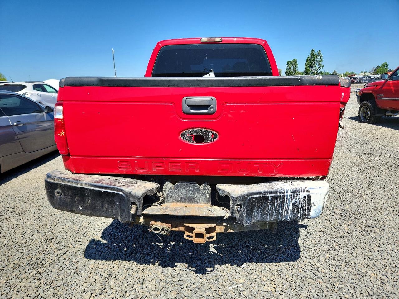 2009 Ford F250 Super Duty Красный vin: 1FTSX21Y49EA79208
