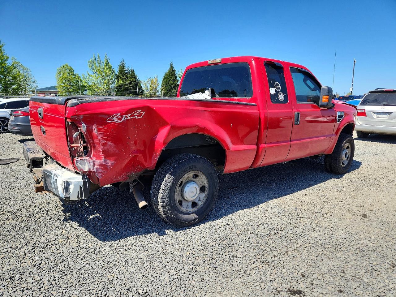 2009 Ford F250 Super Duty Красный vin: 1FTSX21Y49EA79208