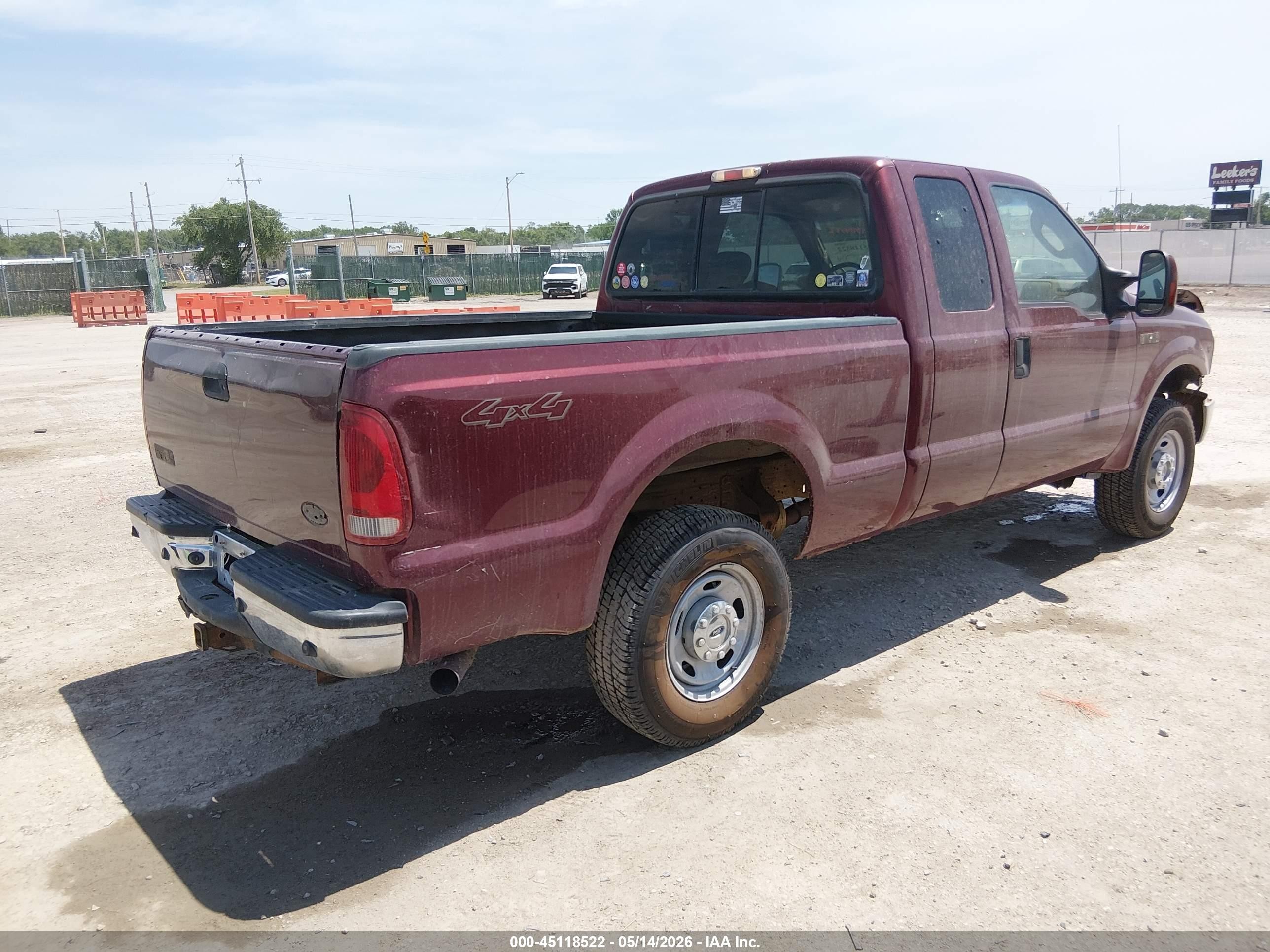 2007 Ford F-250 Lariat/xl/xlt Темно-бордовый vin: 1FTSX21Y97EA35024
