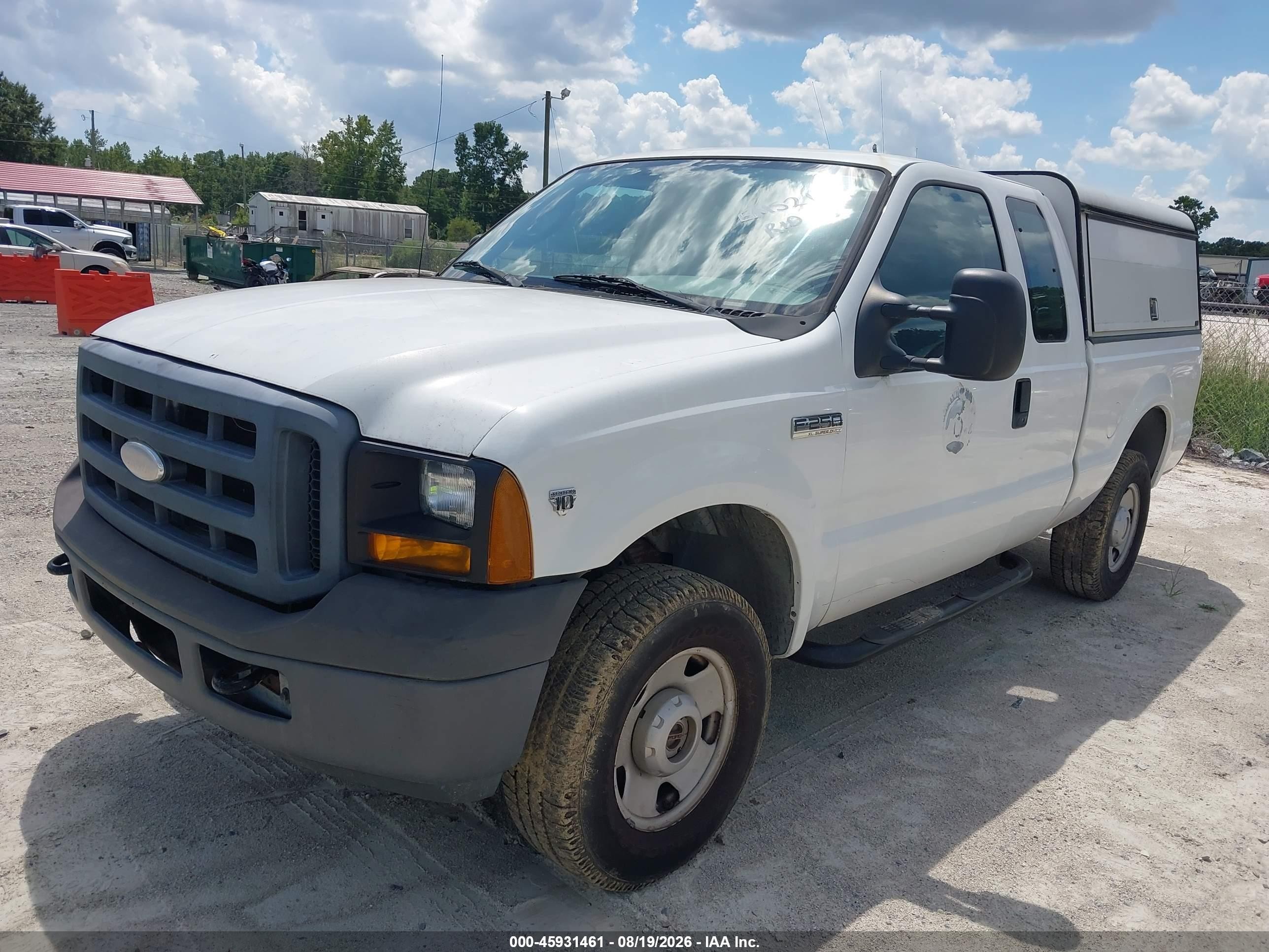2007 Ford F-250 Lariat/xl/xlt White vin: 1FTSX21YX7EA84300