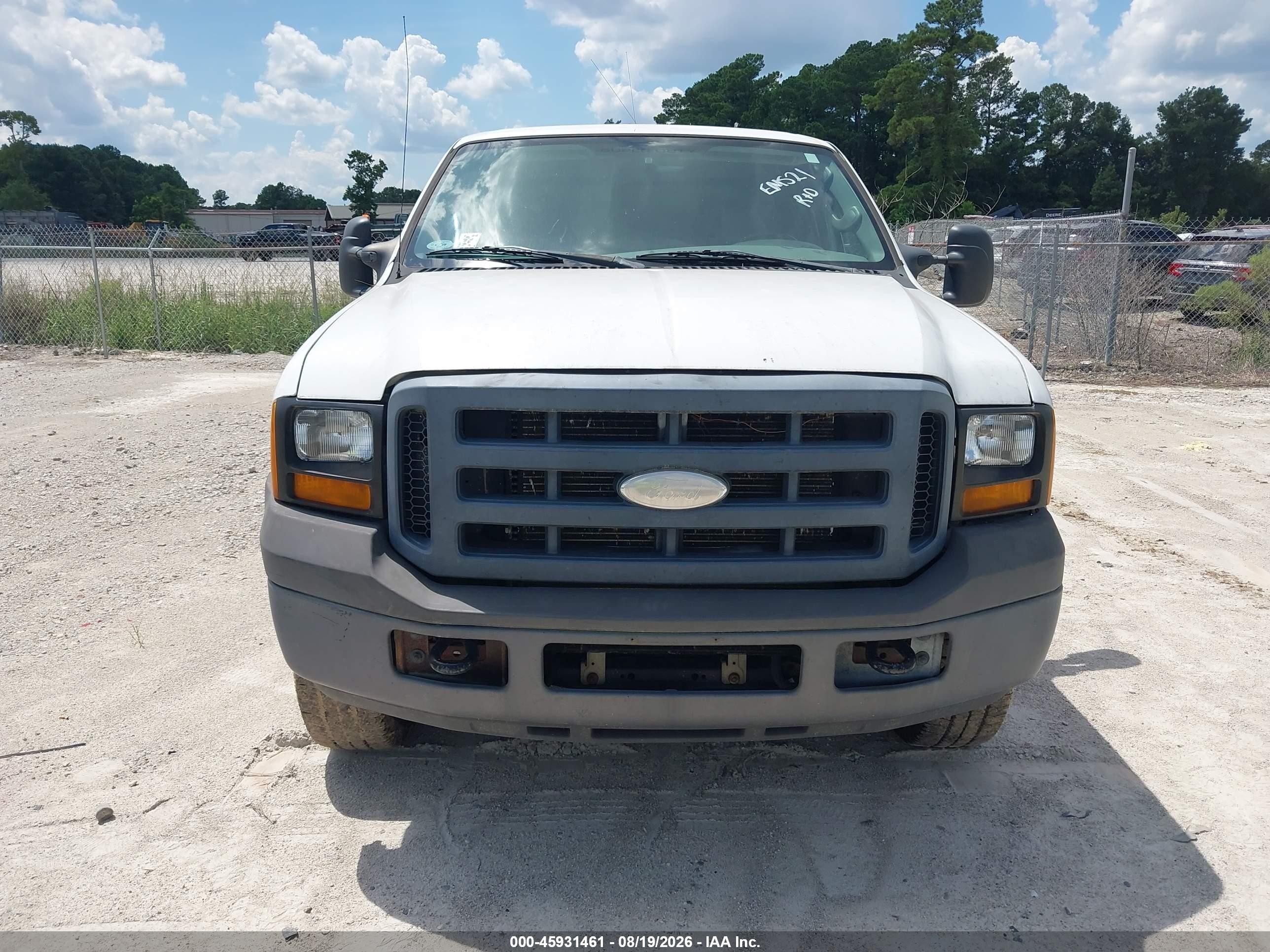 2007 Ford F-250 Lariat/xl/xlt White vin: 1FTSX21YX7EA84300