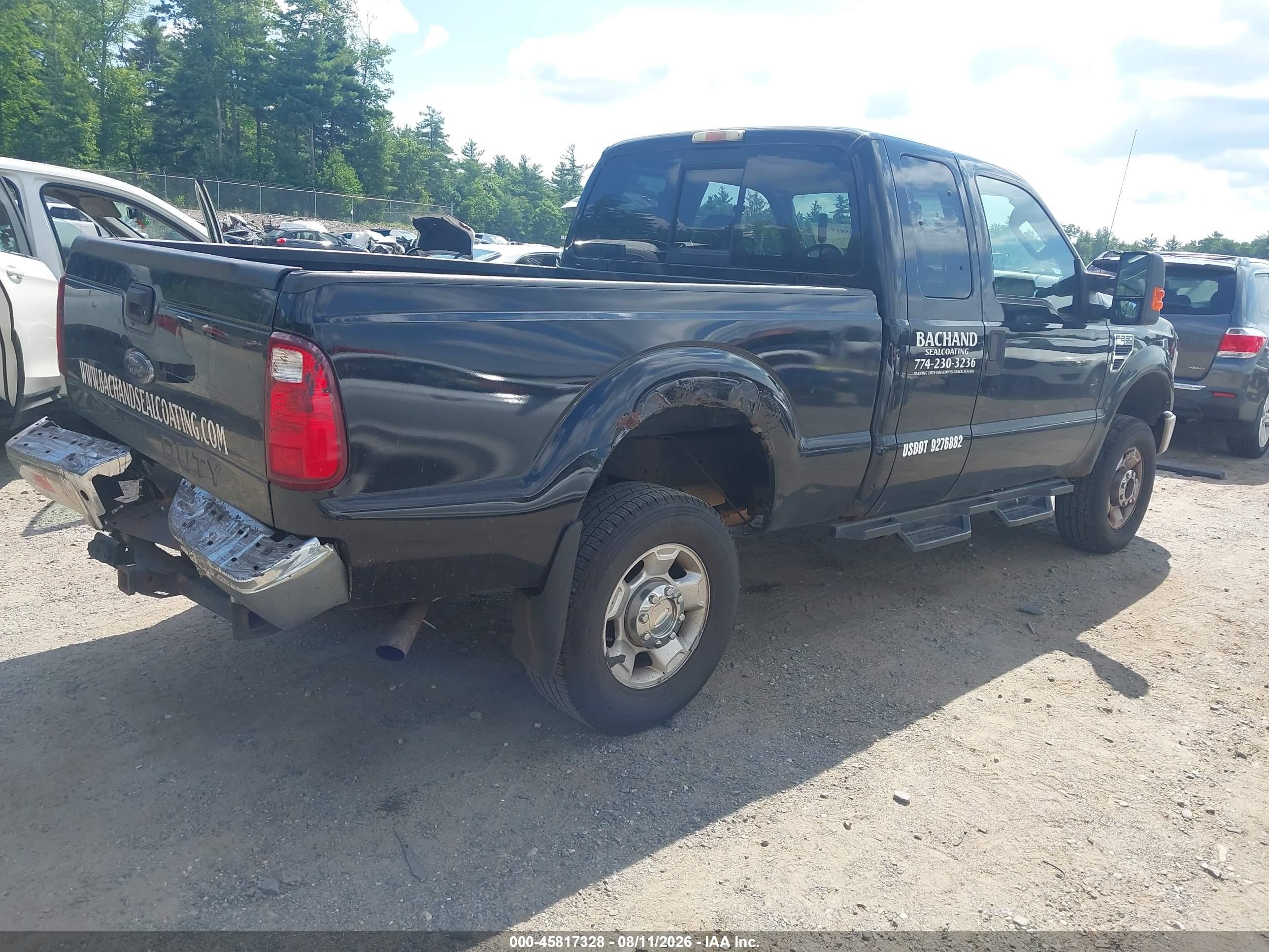 2010 Ford Super Duty F-250 Srw Lariat/xl/xlt Black vin: 1FTSX2B52AEB34649