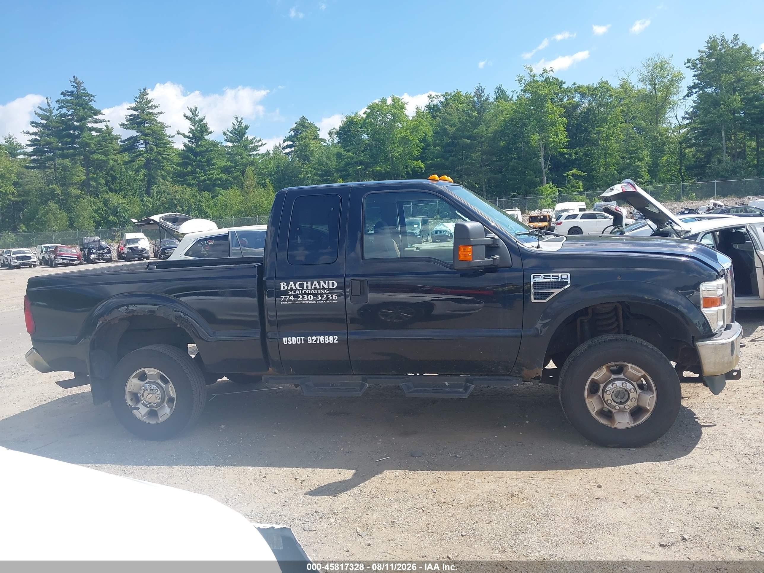 2010 Ford Super Duty F-250 Srw Lariat/xl/xlt Black vin: 1FTSX2B52AEB34649