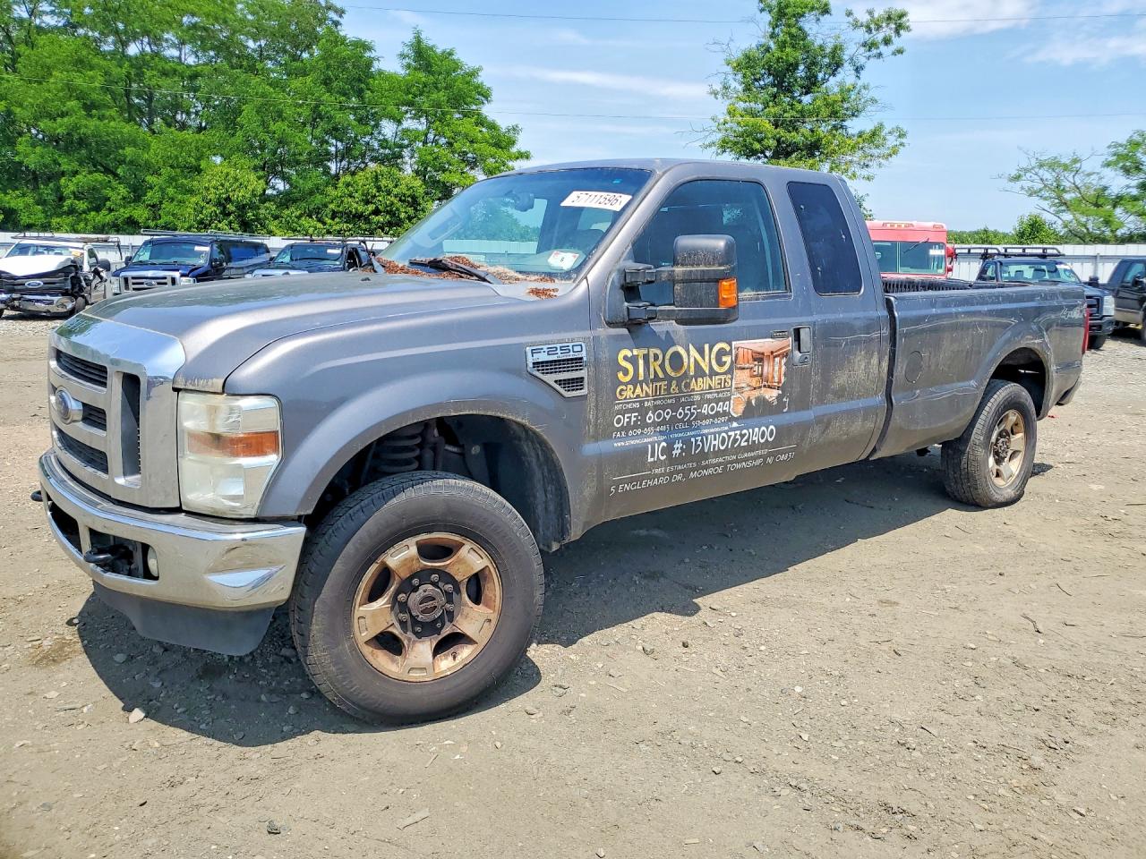 2010 Ford F250 Super Duty Gray vin: 1FTSX2B54AEA27151