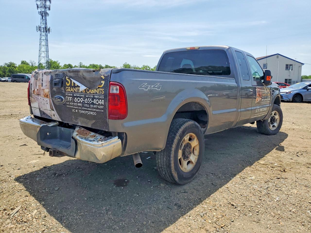 2010 Ford F250 Super Duty Gray vin: 1FTSX2B54AEA27151
