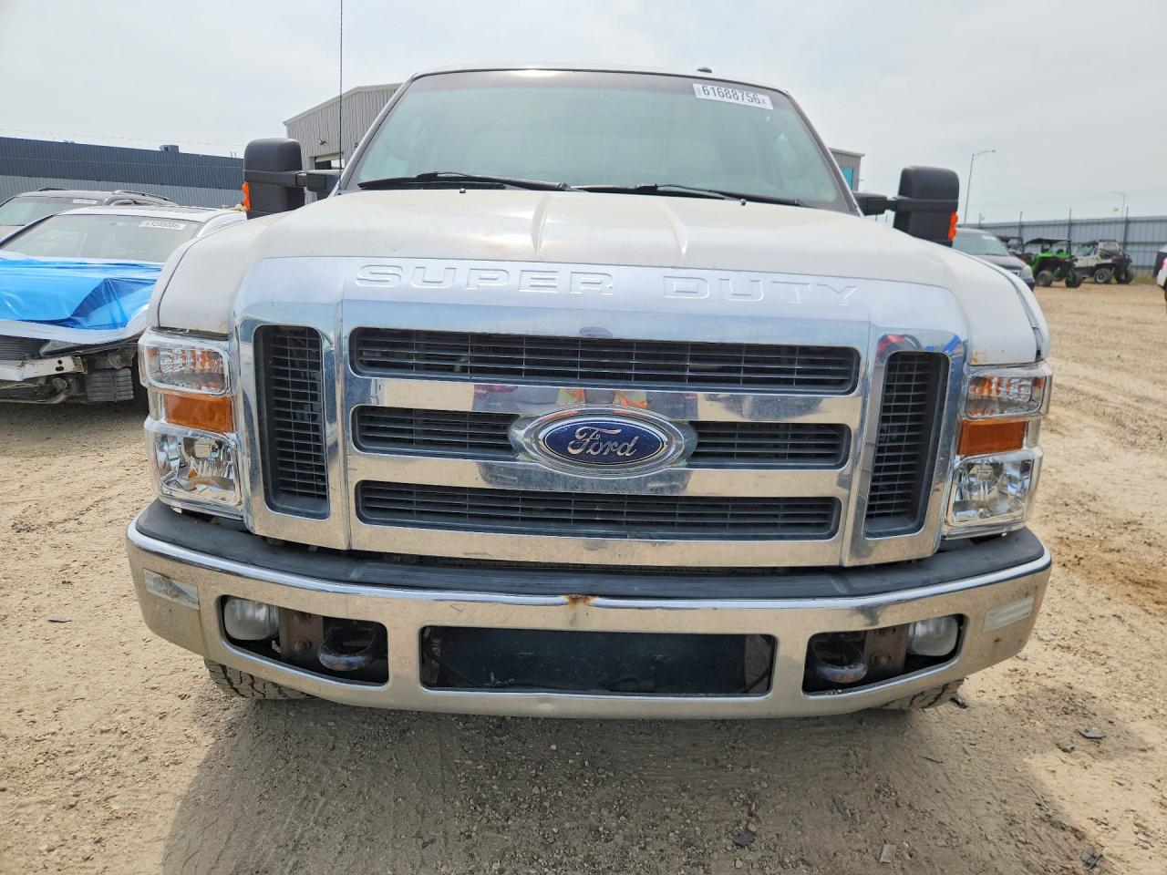 2010 Ford F250 Super Duty White vin: 1FTSX2B54AEA30194