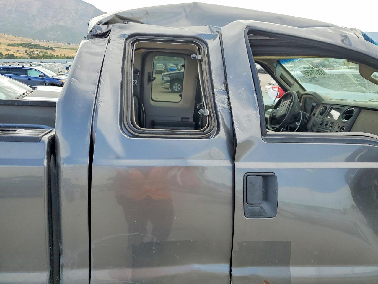2010 Ford F250 Super Duty Серый vin: 1FTSX2B56AEA18869