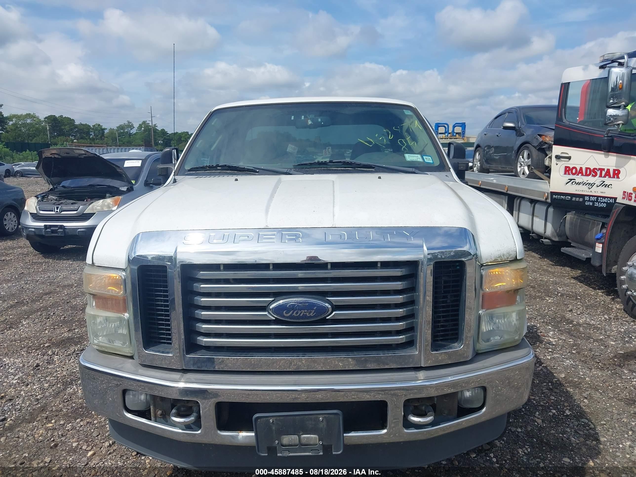 2010 Ford Super Duty F-250 Srw Lariat/xl/xlt White vin: 1FTSX2B58AEB40441