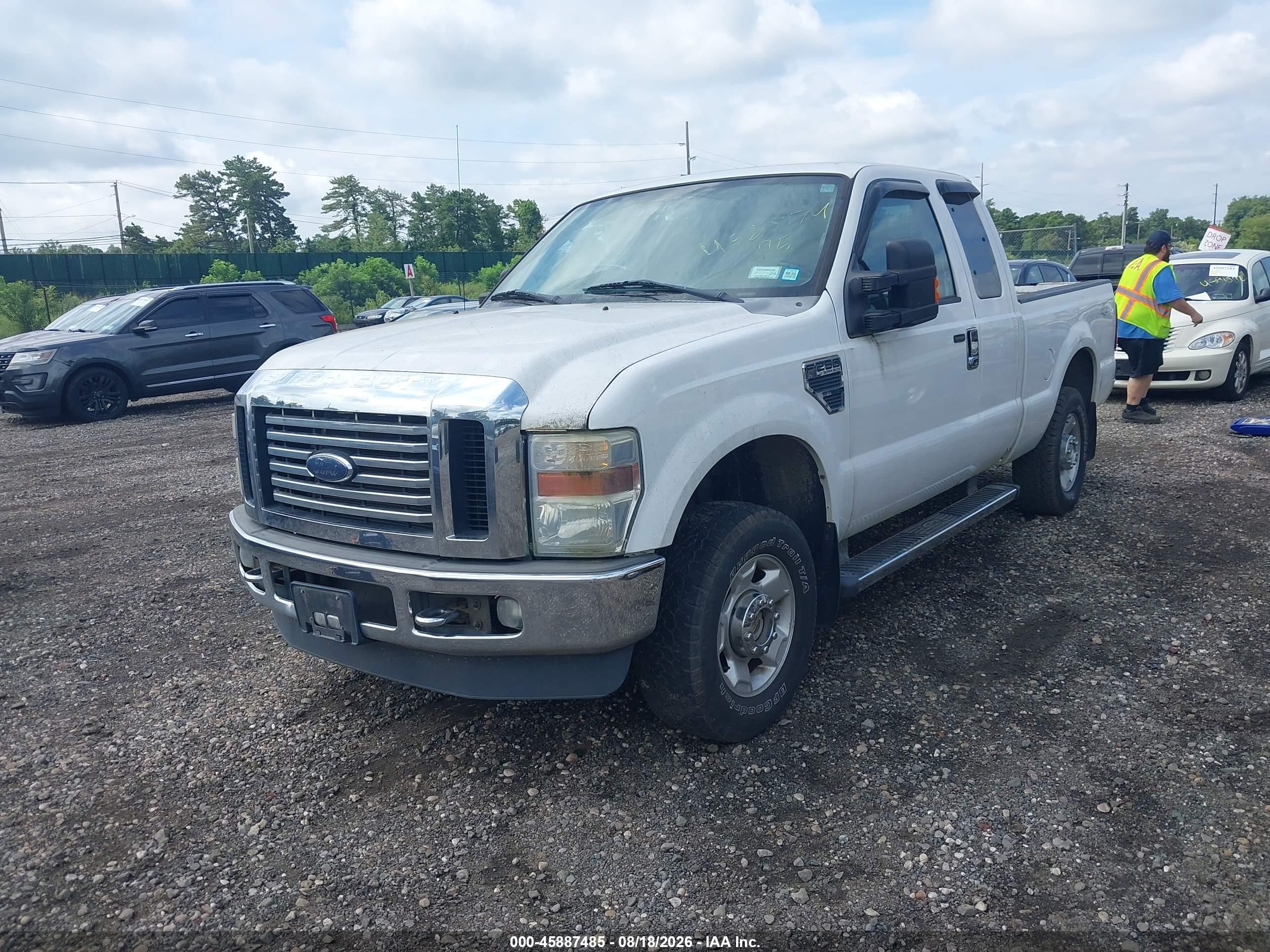 2010 Ford Super Duty F-250 Srw Lariat/xl/xlt White vin: 1FTSX2B58AEB40441