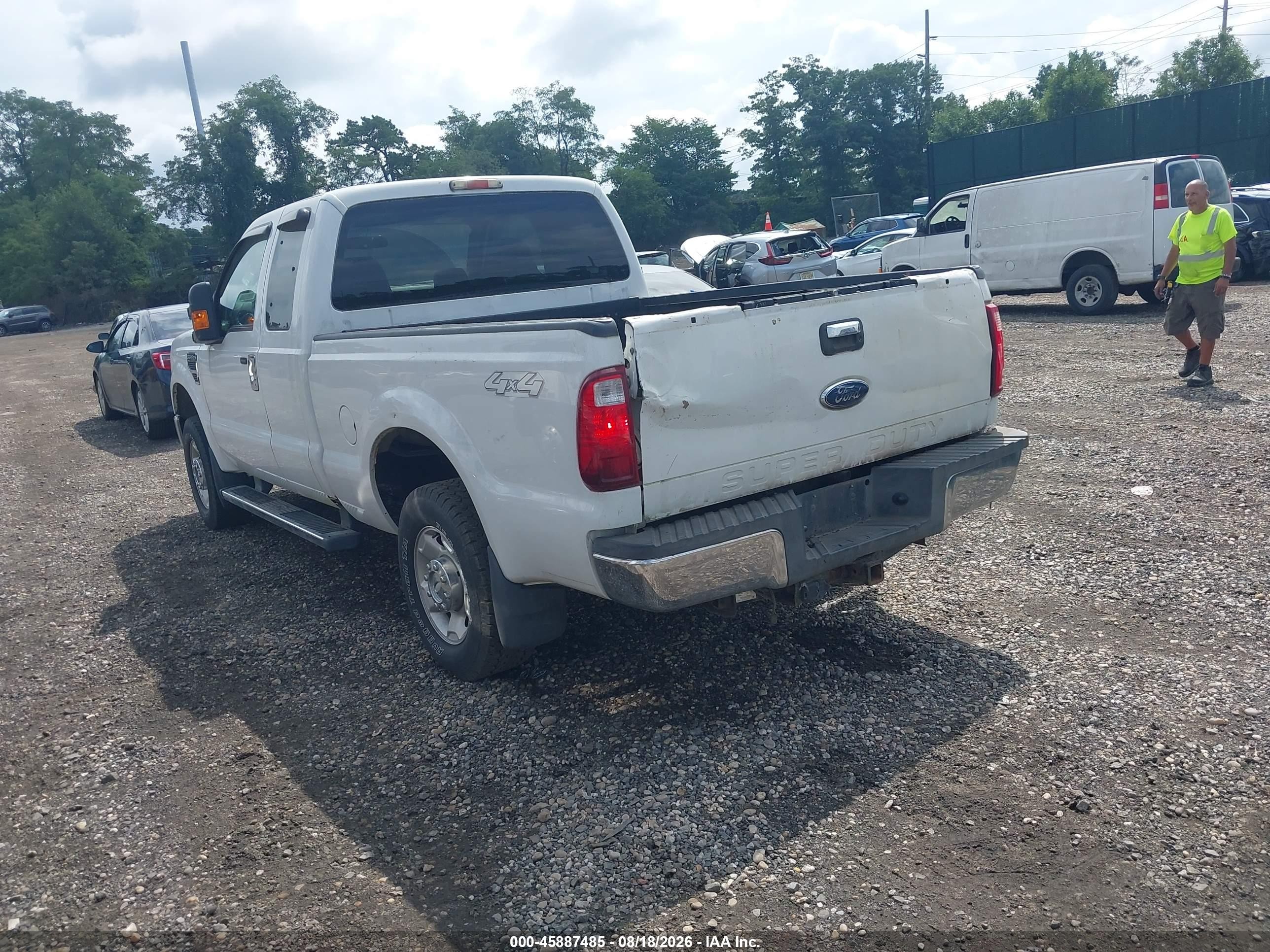 2010 Ford Super Duty F-250 Srw Lariat/xl/xlt White vin: 1FTSX2B58AEB40441