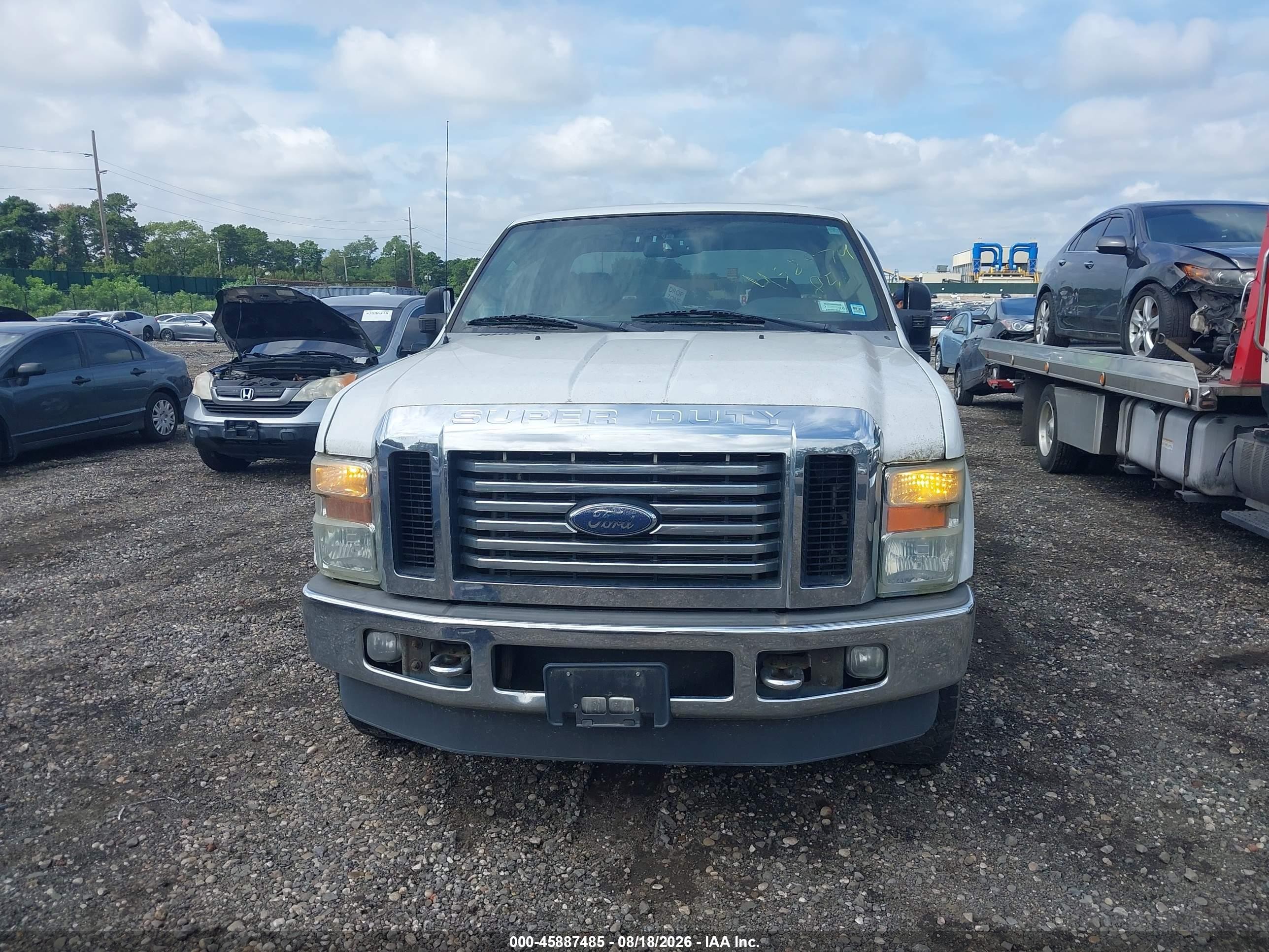 2010 Ford Super Duty F-250 Srw Lariat/xl/xlt White vin: 1FTSX2B58AEB40441