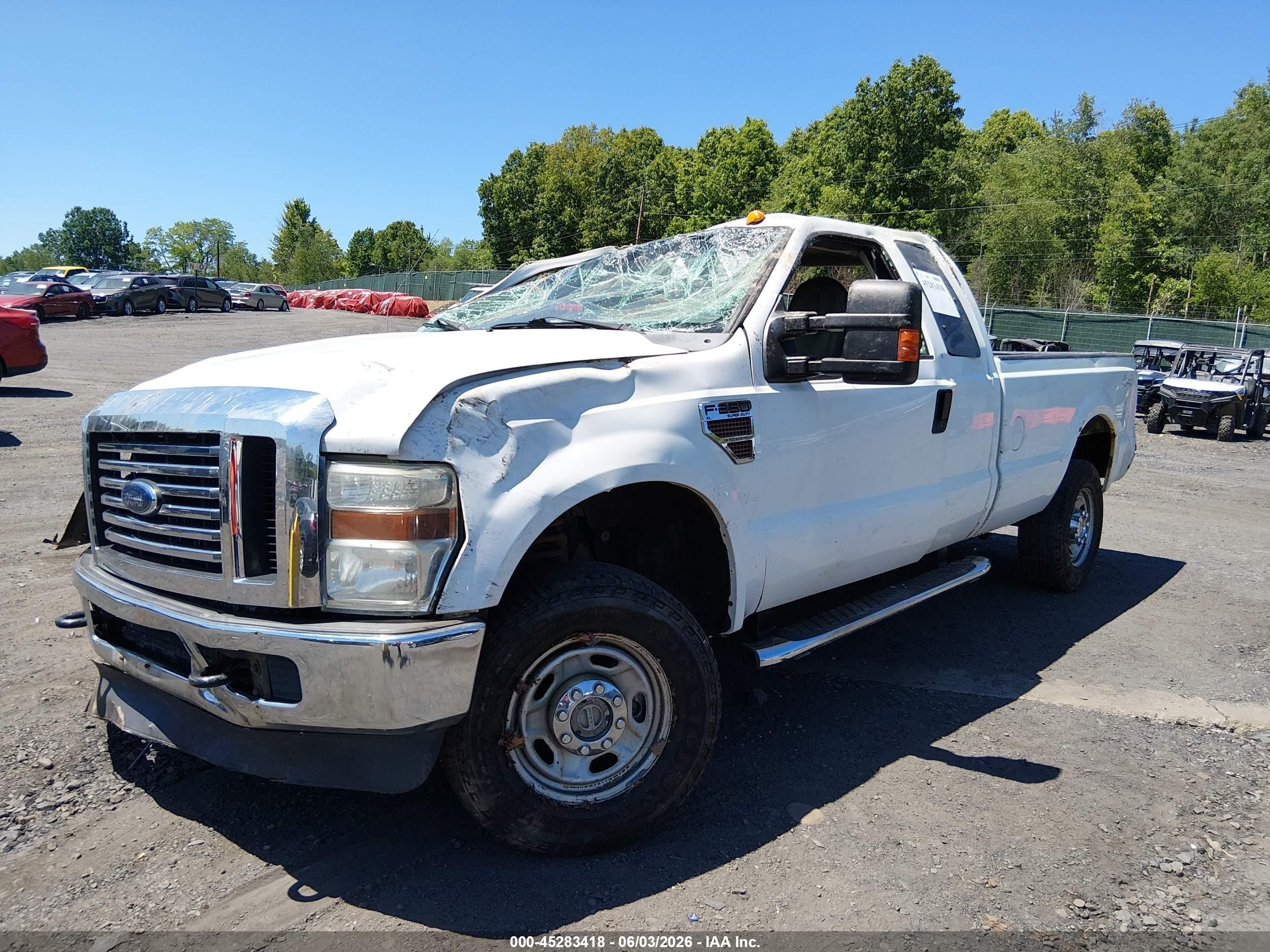 2010 Ford F-250 Lariat/xl/xlt White vin: 1FTSX2BR4AEB15135