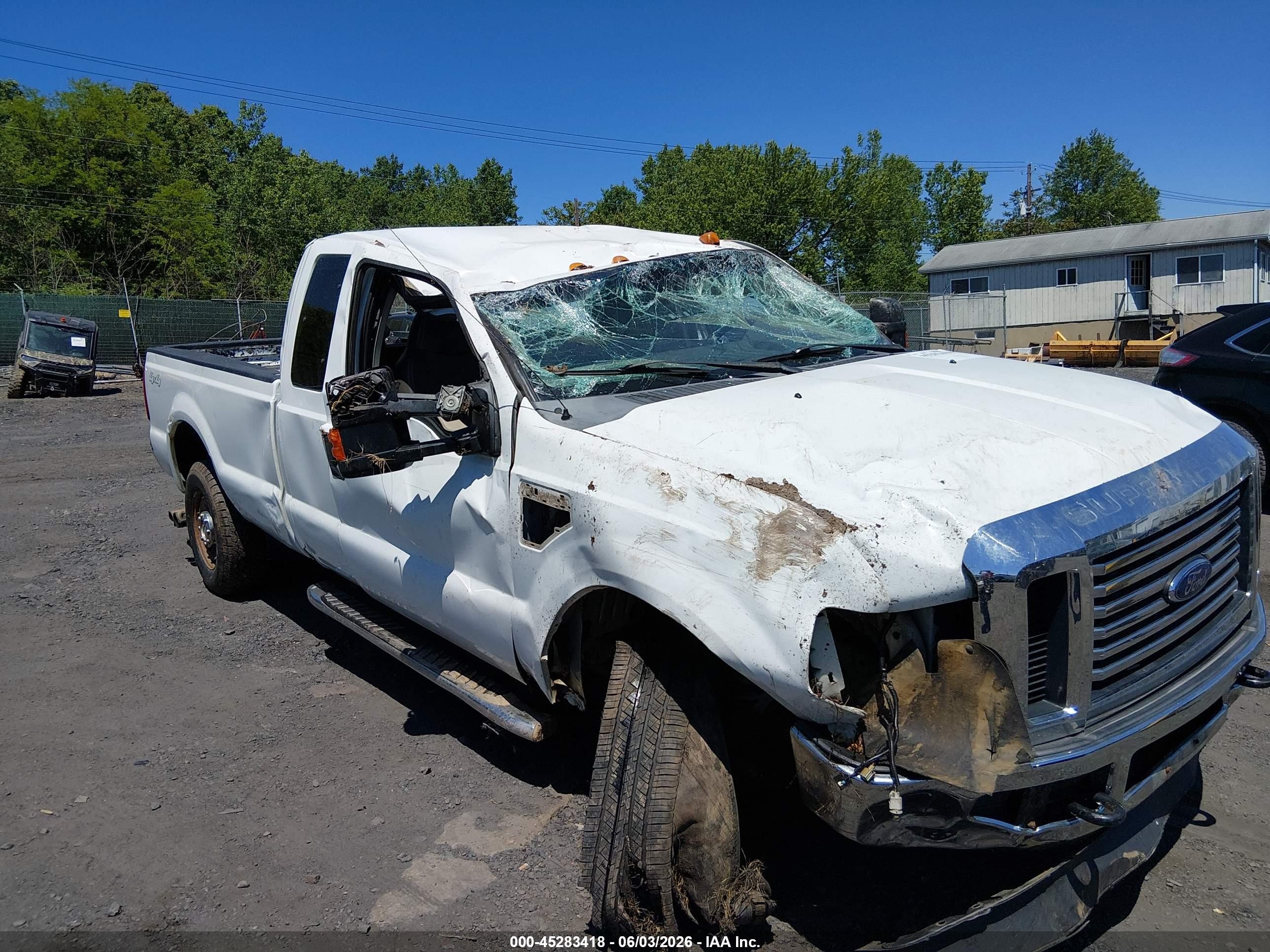 2010 Ford F-250 Lariat/xl/xlt White vin: 1FTSX2BR4AEB15135