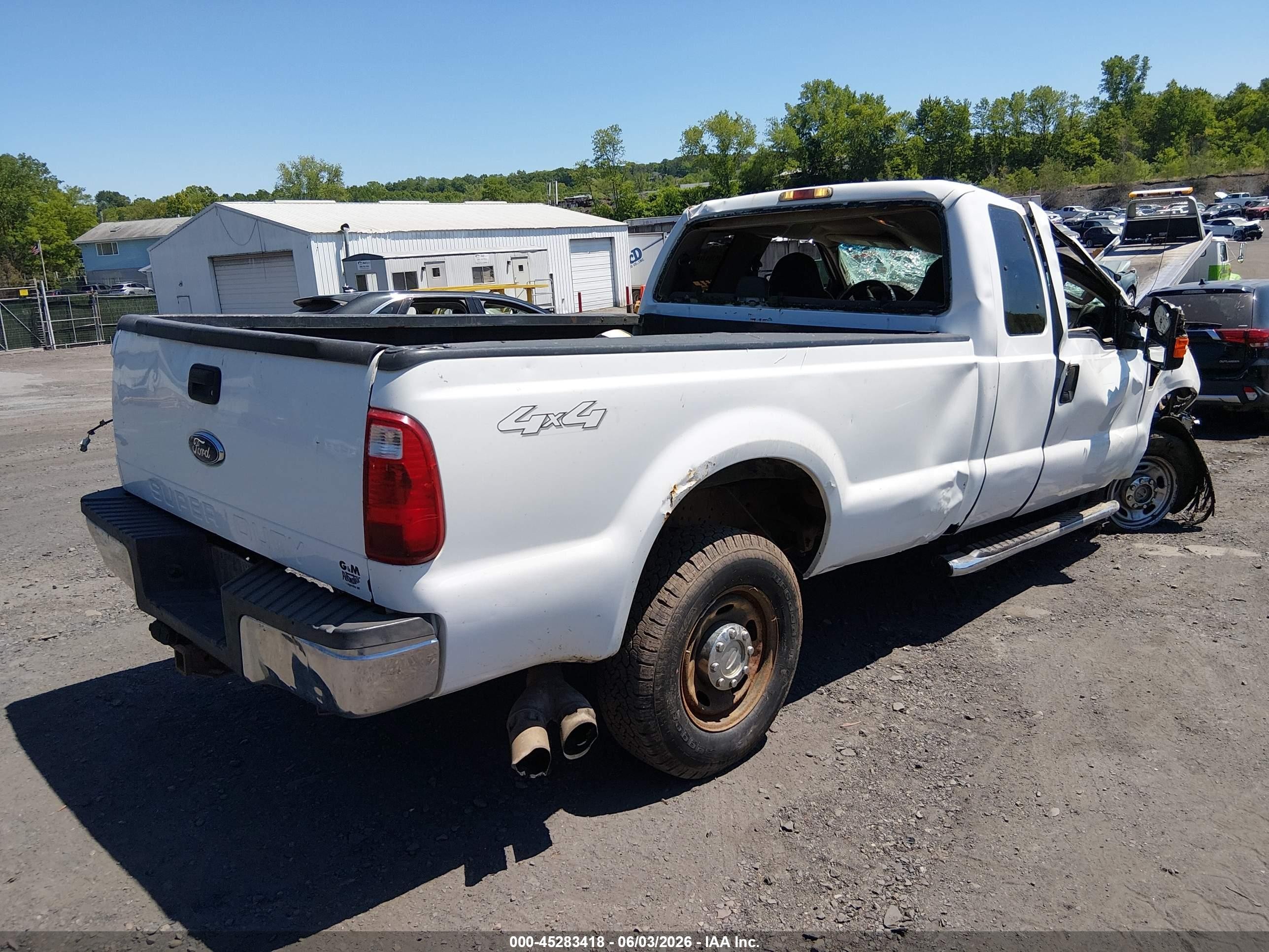 2010 Ford F-250 Lariat/xl/xlt White vin: 1FTSX2BR4AEB15135