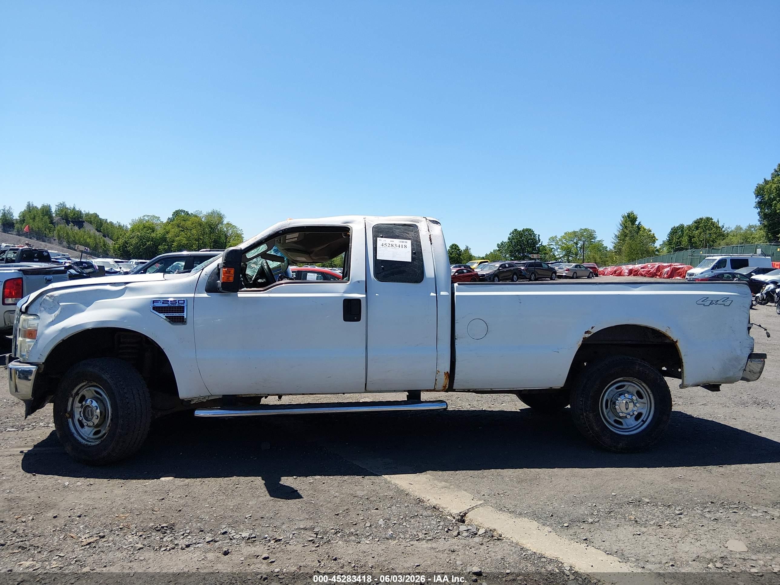 2010 Ford F-250 Lariat/xl/xlt White vin: 1FTSX2BR4AEB15135