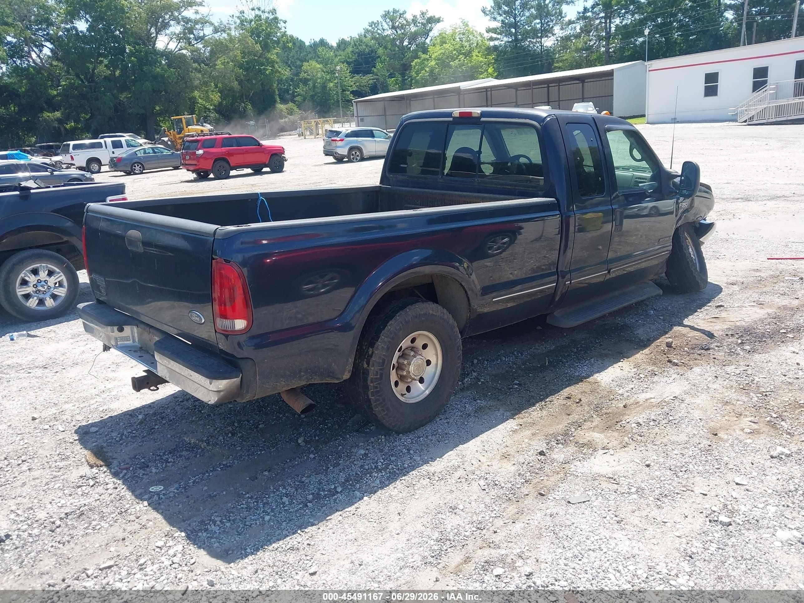 1999 Ford F-350 Lariat/xl/xlt Blue vin: 1FTSX30F2XEC86330