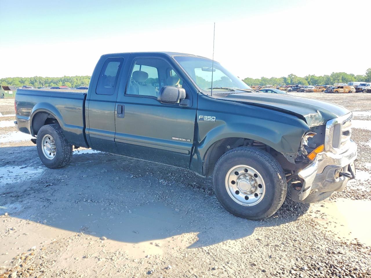 2001 Ford F350 Srw Super Duty Green vin: 1FTSX30F51EC96289