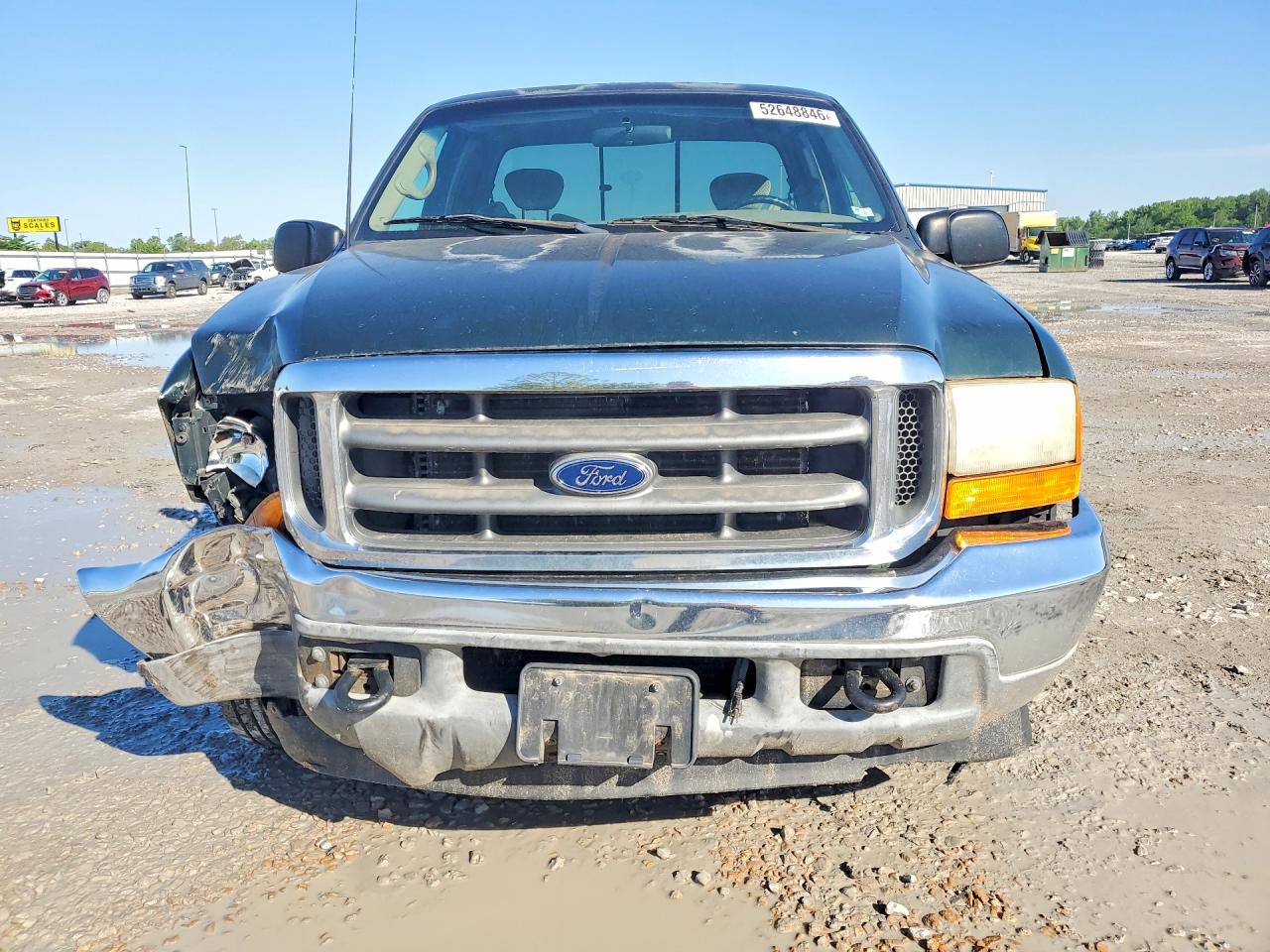 2001 Ford F350 Srw Super Duty Green vin: 1FTSX30F51EC96289