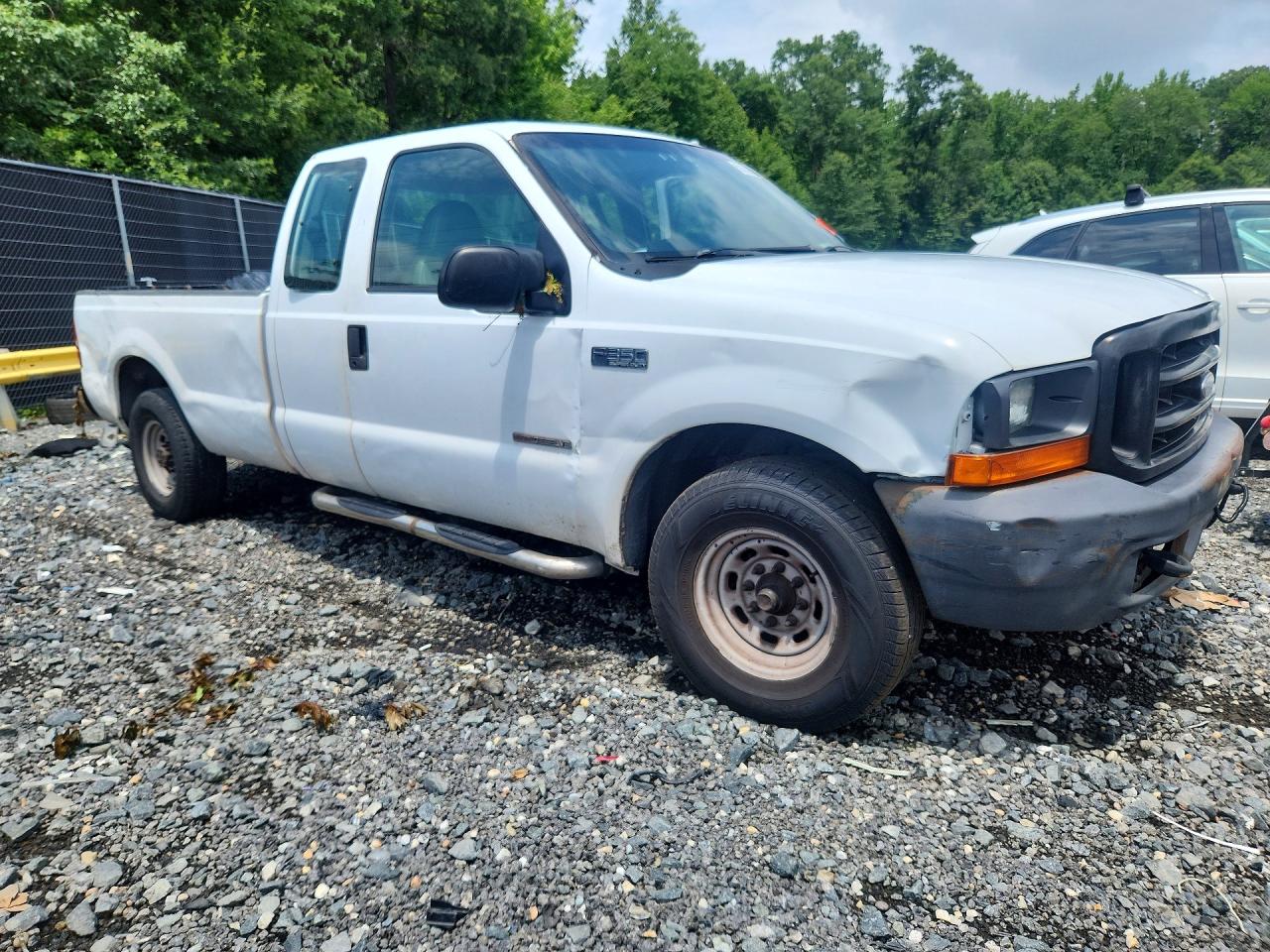2000 Ford F350 Srw Super Duty White vin: 1FTSX30F6YEB05411