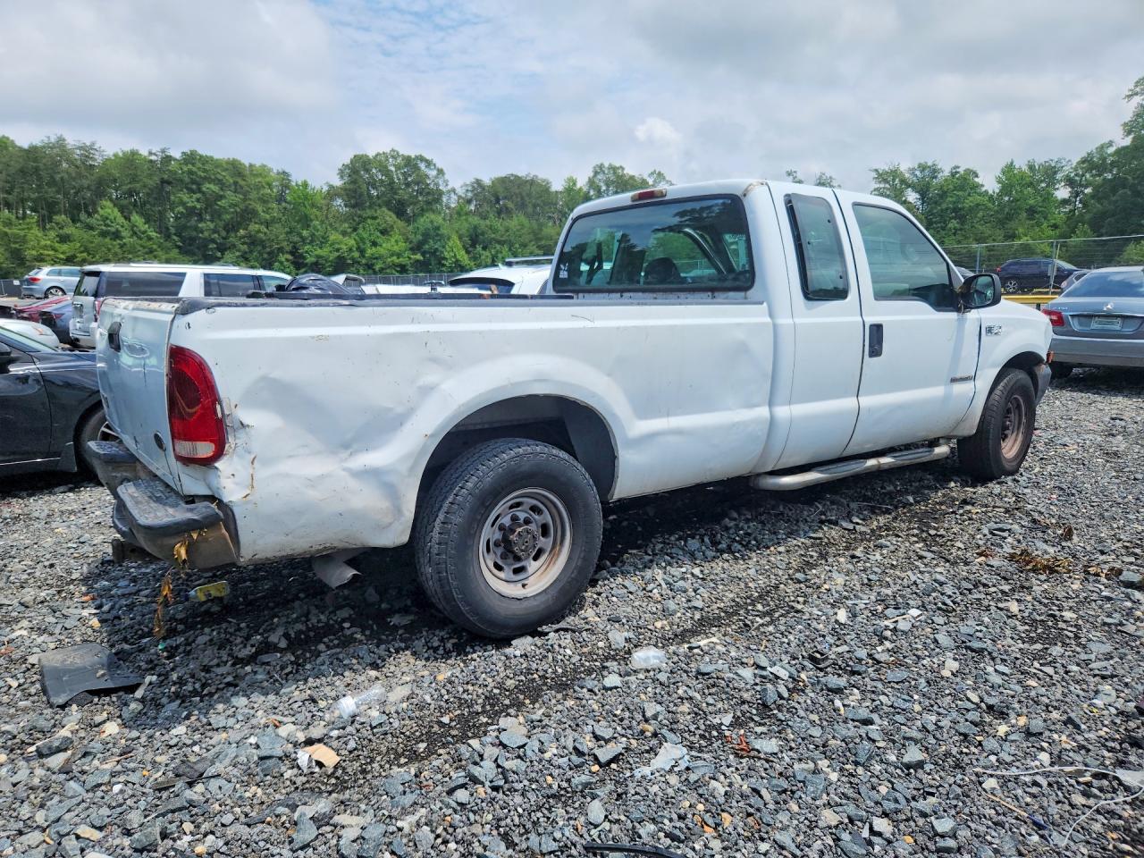 2000 Ford F350 Srw Super Duty White vin: 1FTSX30F6YEB05411