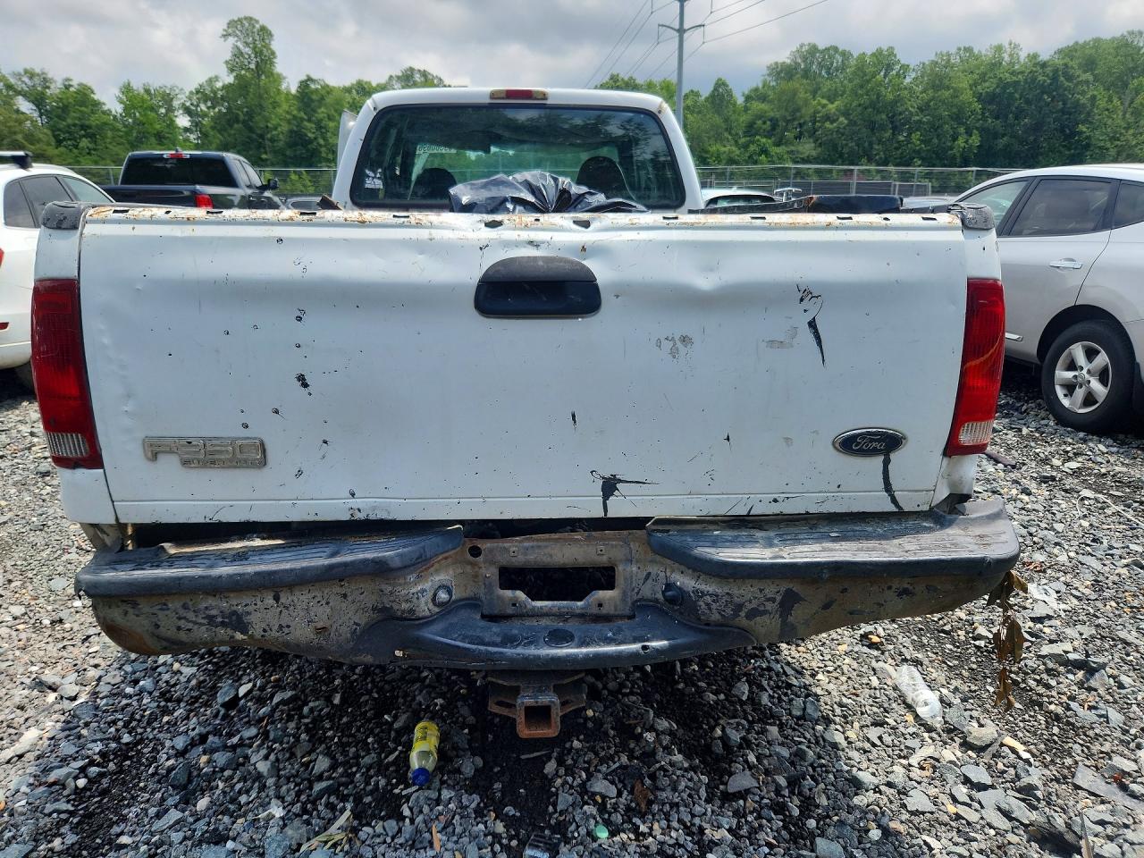 2000 Ford F350 Srw Super Duty White vin: 1FTSX30F6YEB05411