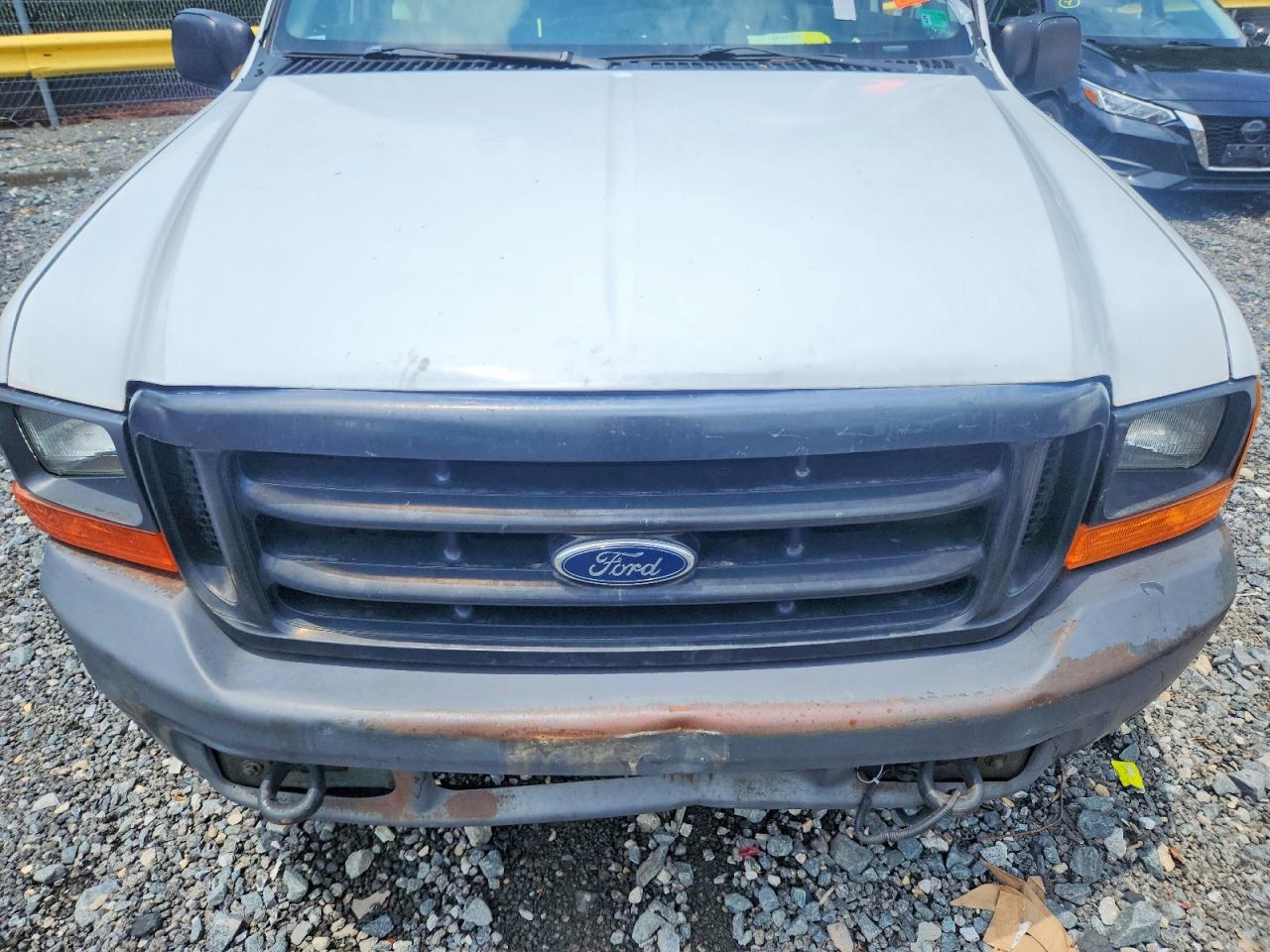 2000 Ford F350 Srw Super Duty White vin: 1FTSX30F6YEB05411