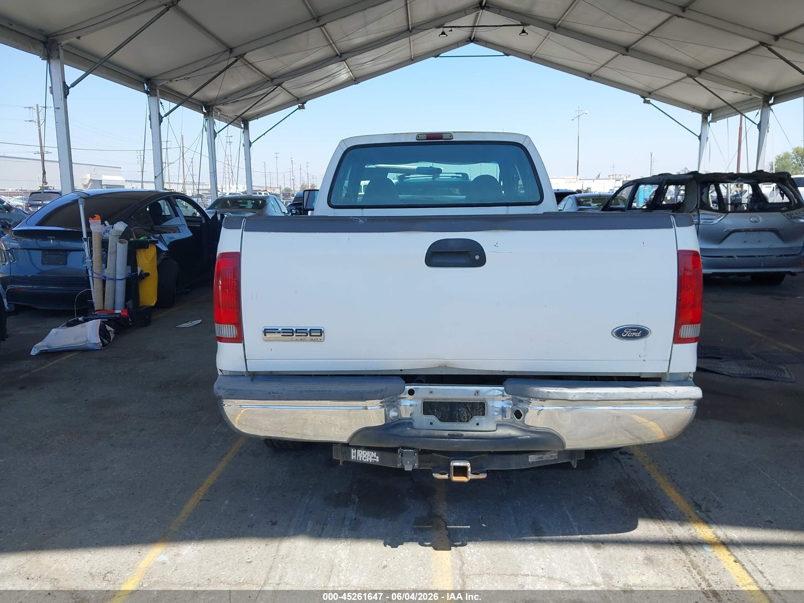 1999 Ford F-350 Lariat/xl/xlt White vin: 1FTSX30F7XEC22087