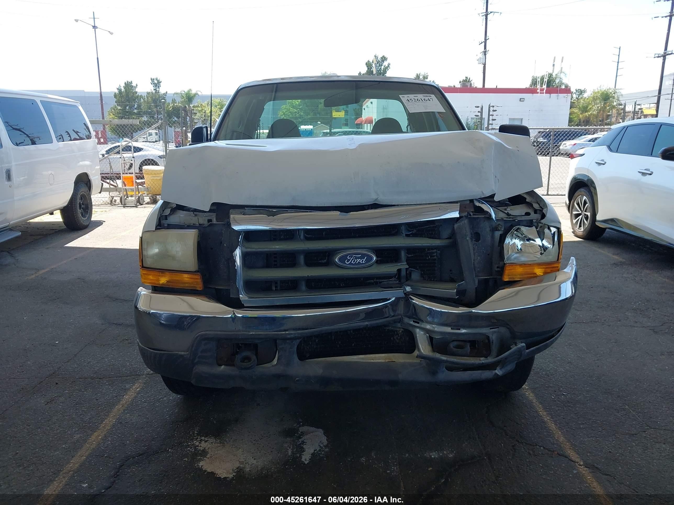 1999 Ford F-350 Lariat/xl/xlt White vin: 1FTSX30F7XEC22087