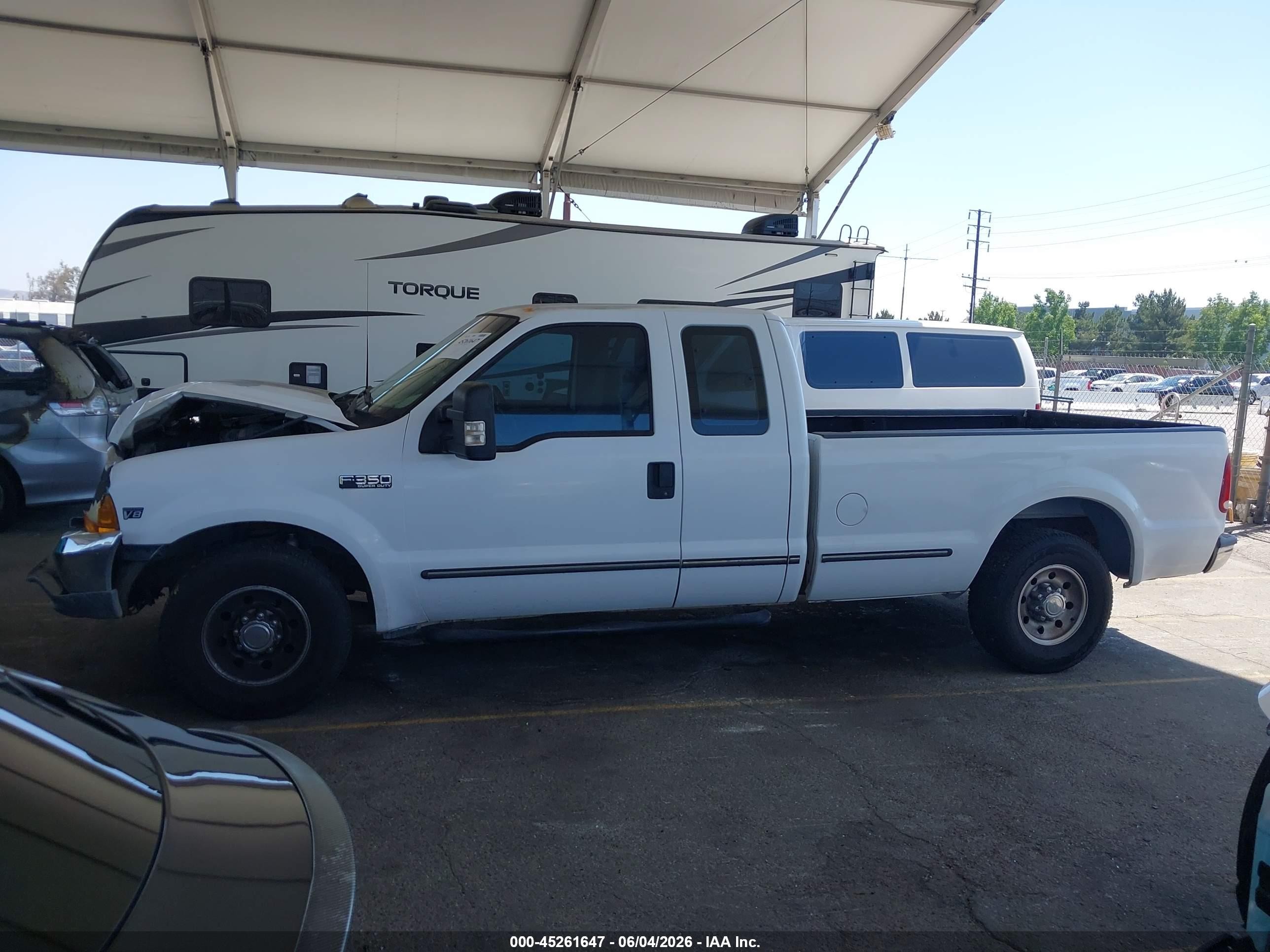 1999 Ford F-350 Lariat/xl/xlt White vin: 1FTSX30F7XEC22087