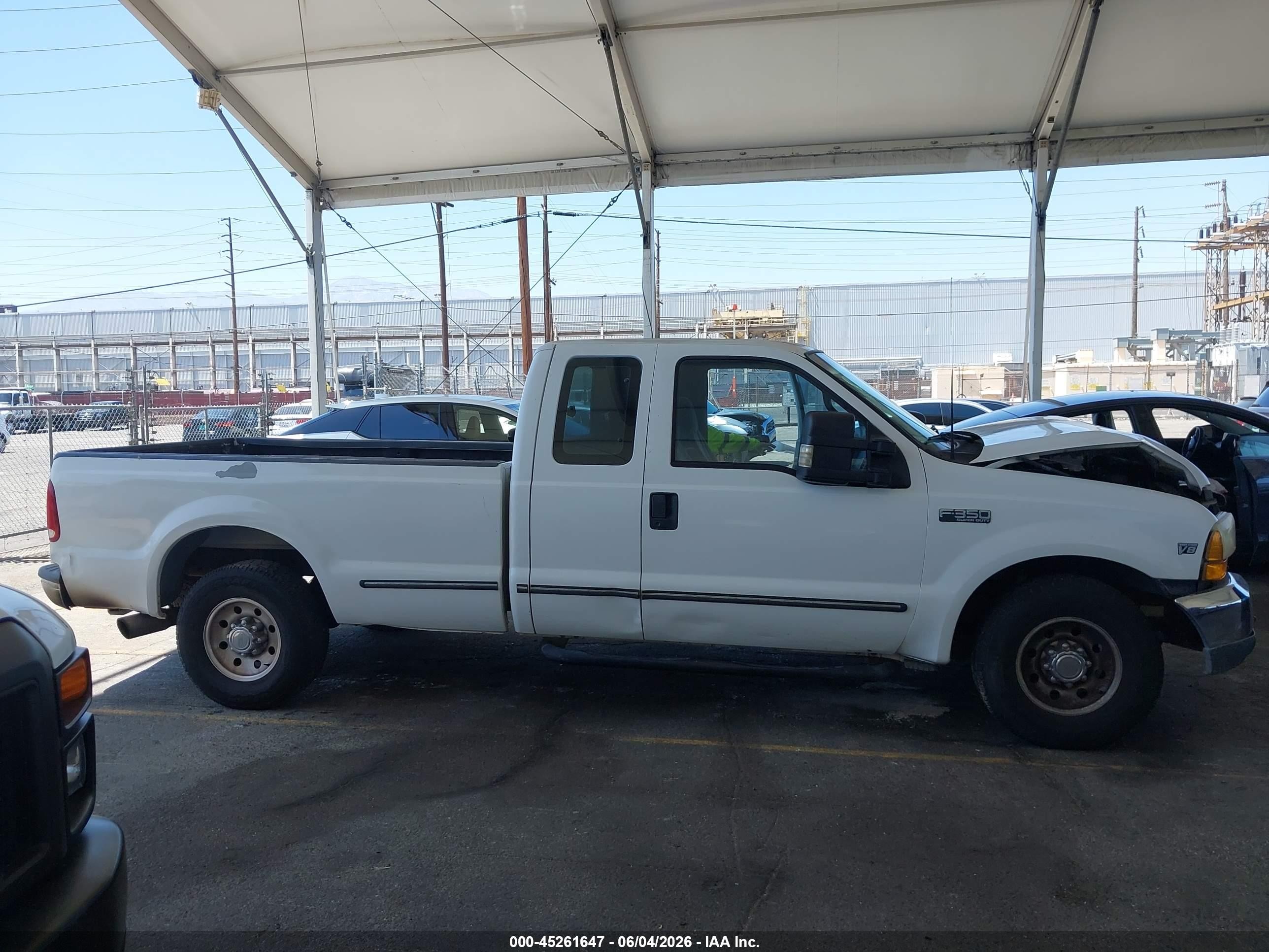 1999 Ford F-350 Lariat/xl/xlt White vin: 1FTSX30F7XEC22087